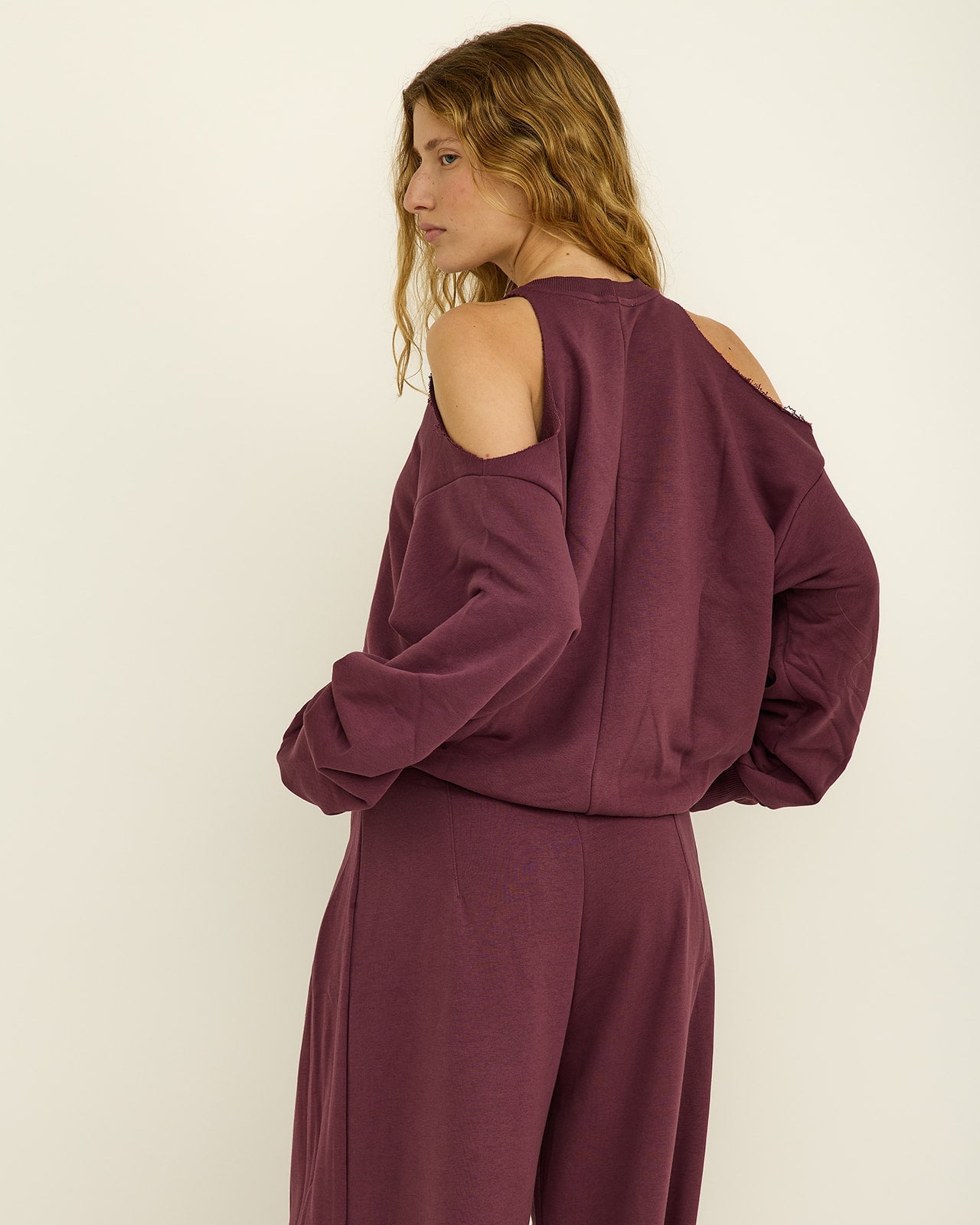 JENISE SWEATSHIRT EGGPLANT