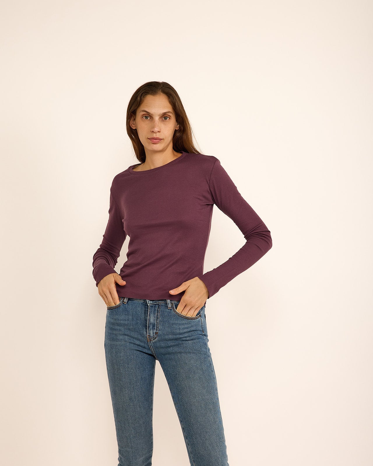 DANIELLA TEE EGGPLANT