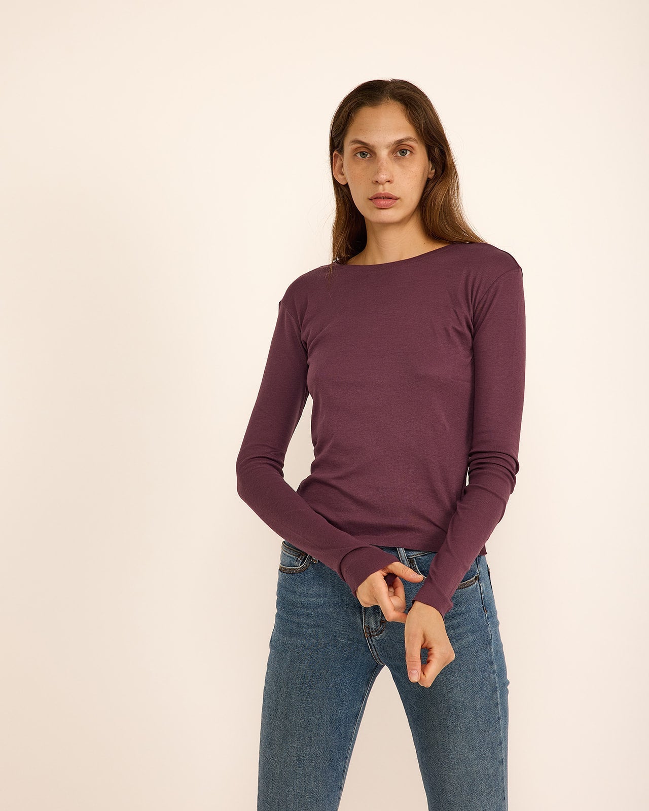 DANIELLA TEE EGGPLANT