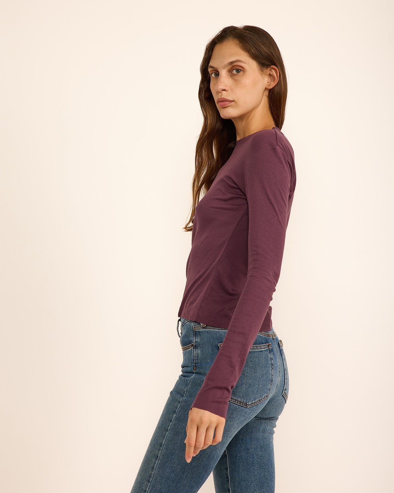 DANIELLA TEE EGGPLANT