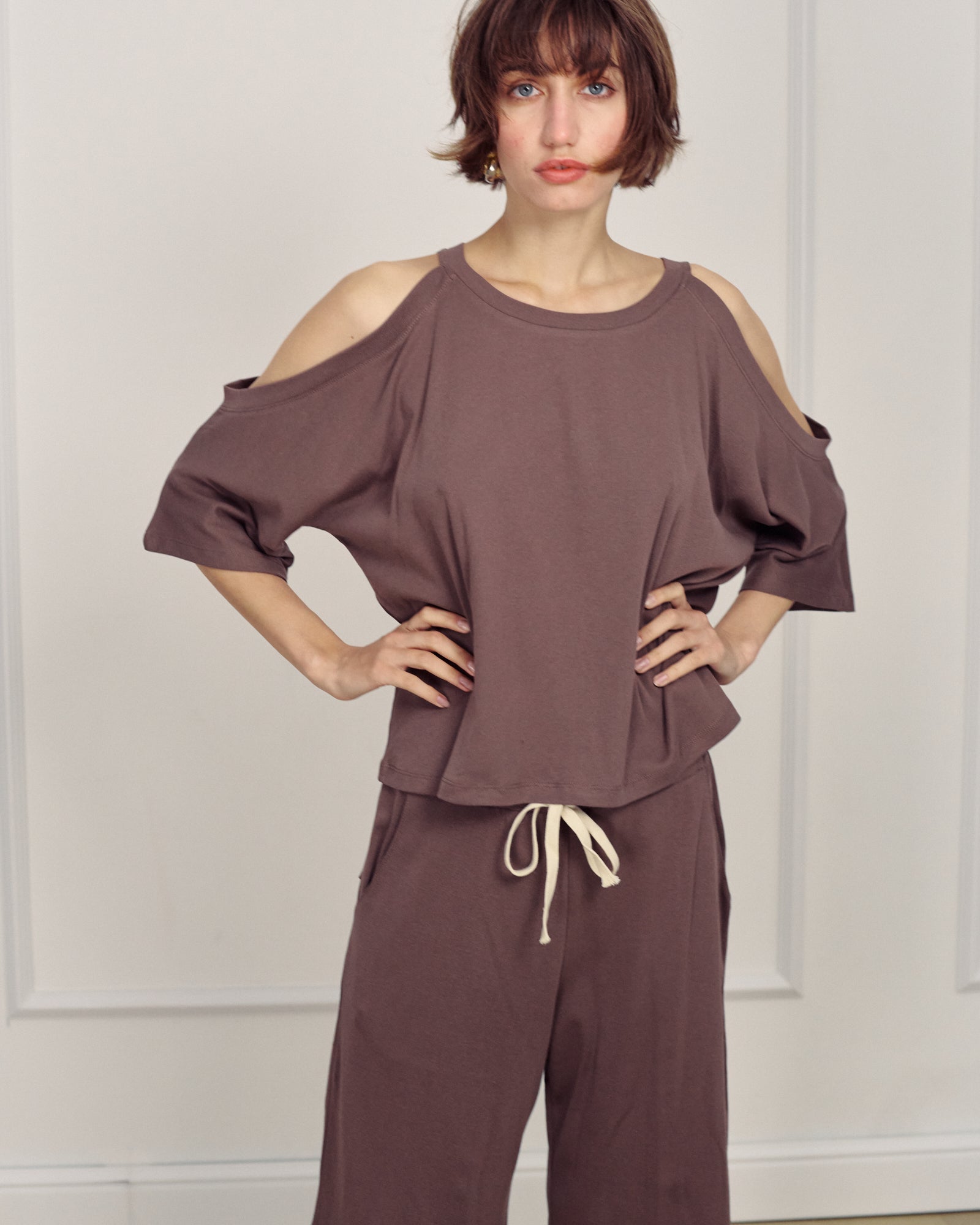 ULLA SHIRT SMOKY BROWN