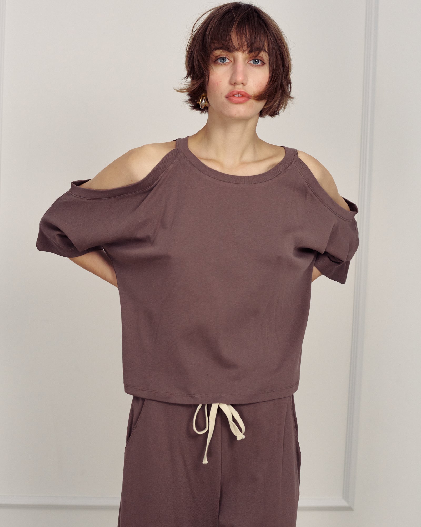 ULLA SHIRT SMOKY BROWN