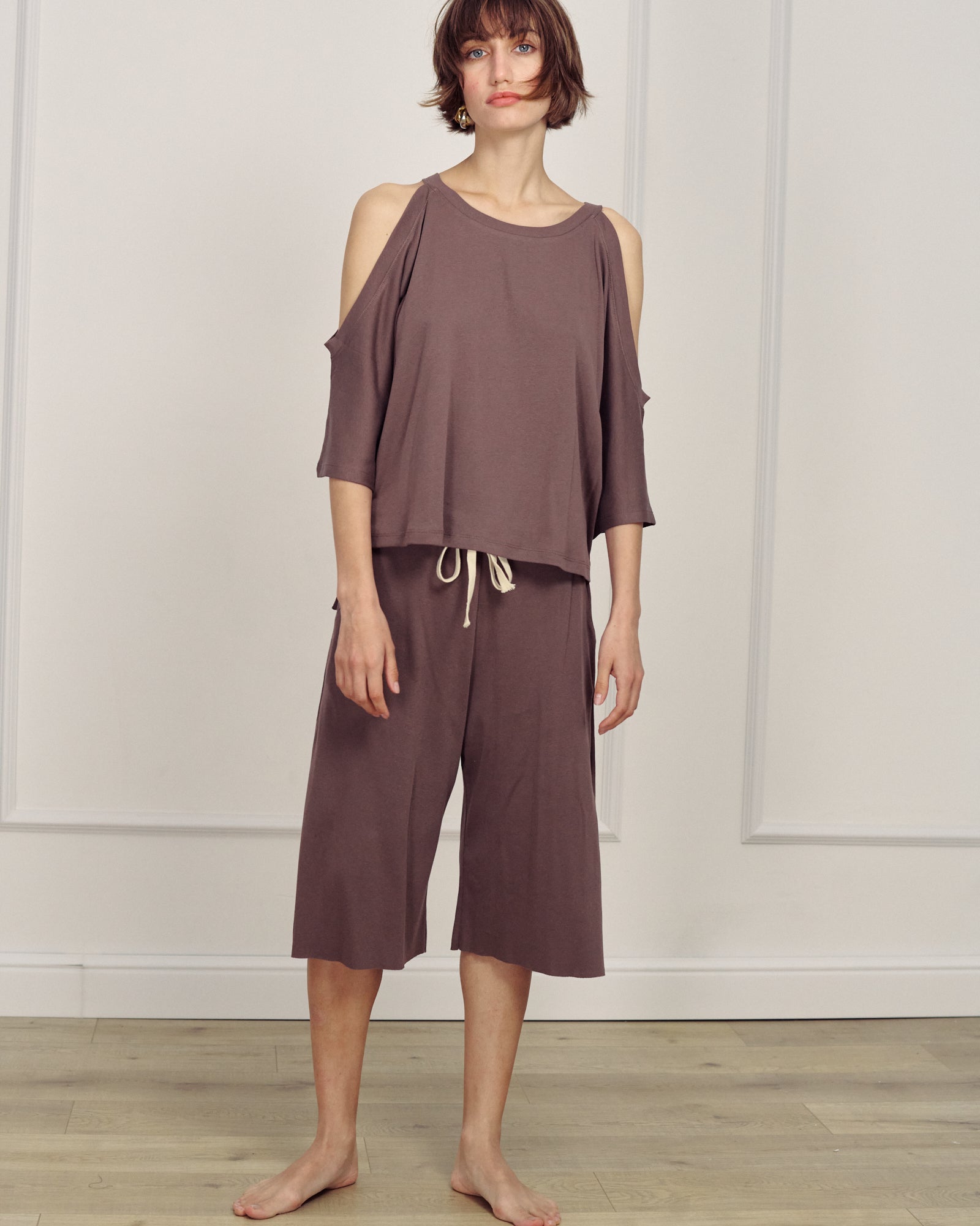 ULLA SHIRT SMOKY BROWN