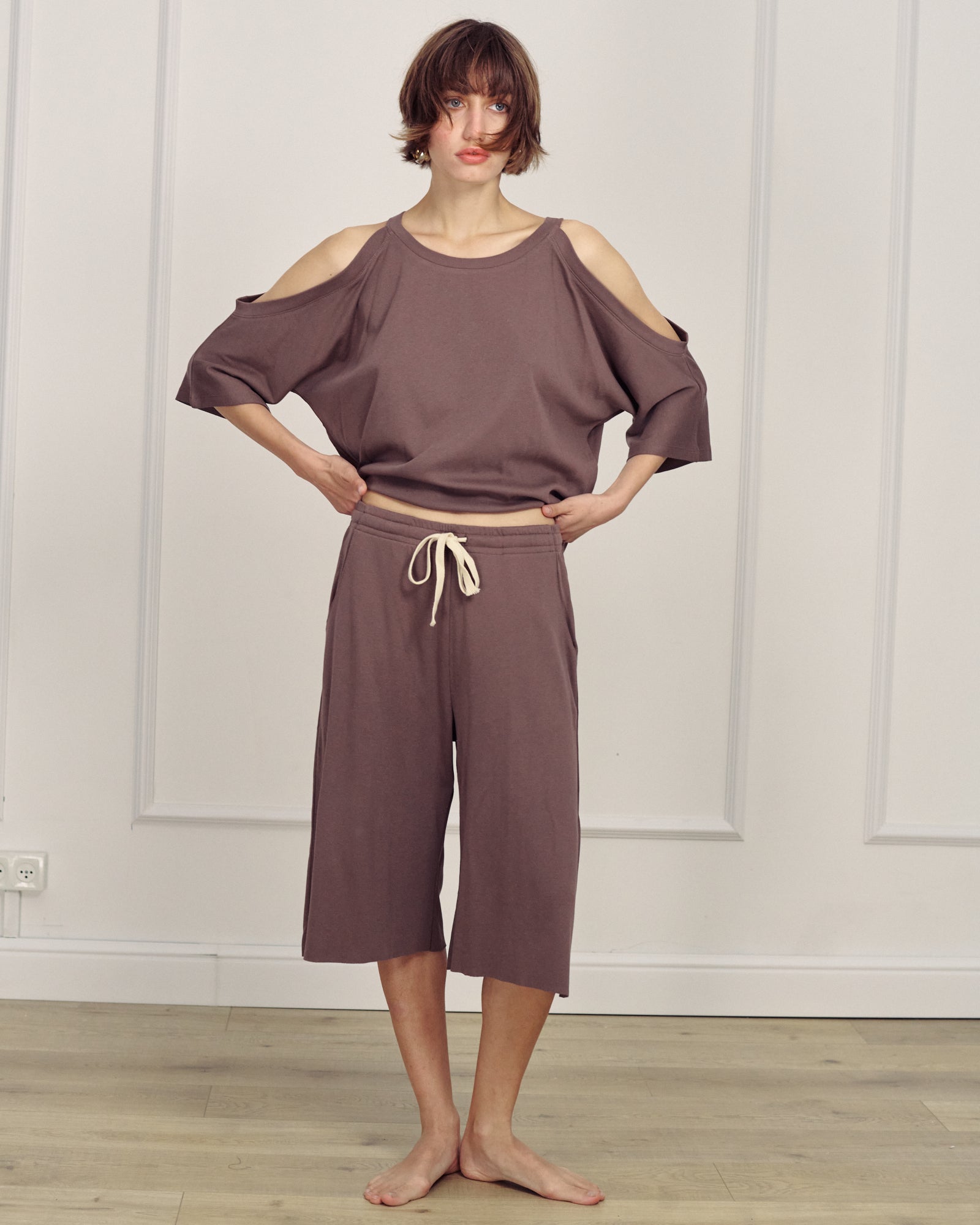 ULLA SHIRT SMOKY BROWN