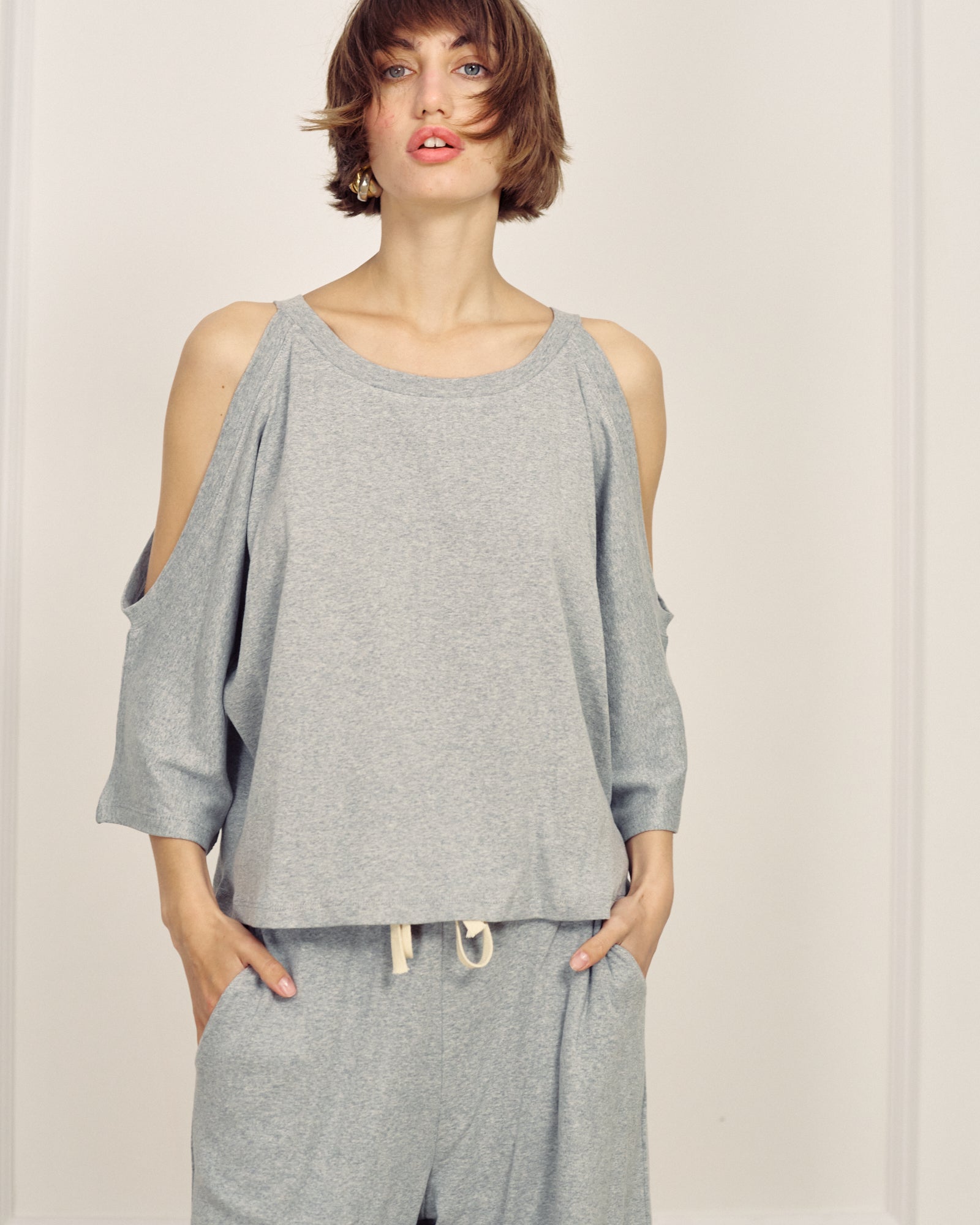 ULLA AMRICAN GREY SHIRT