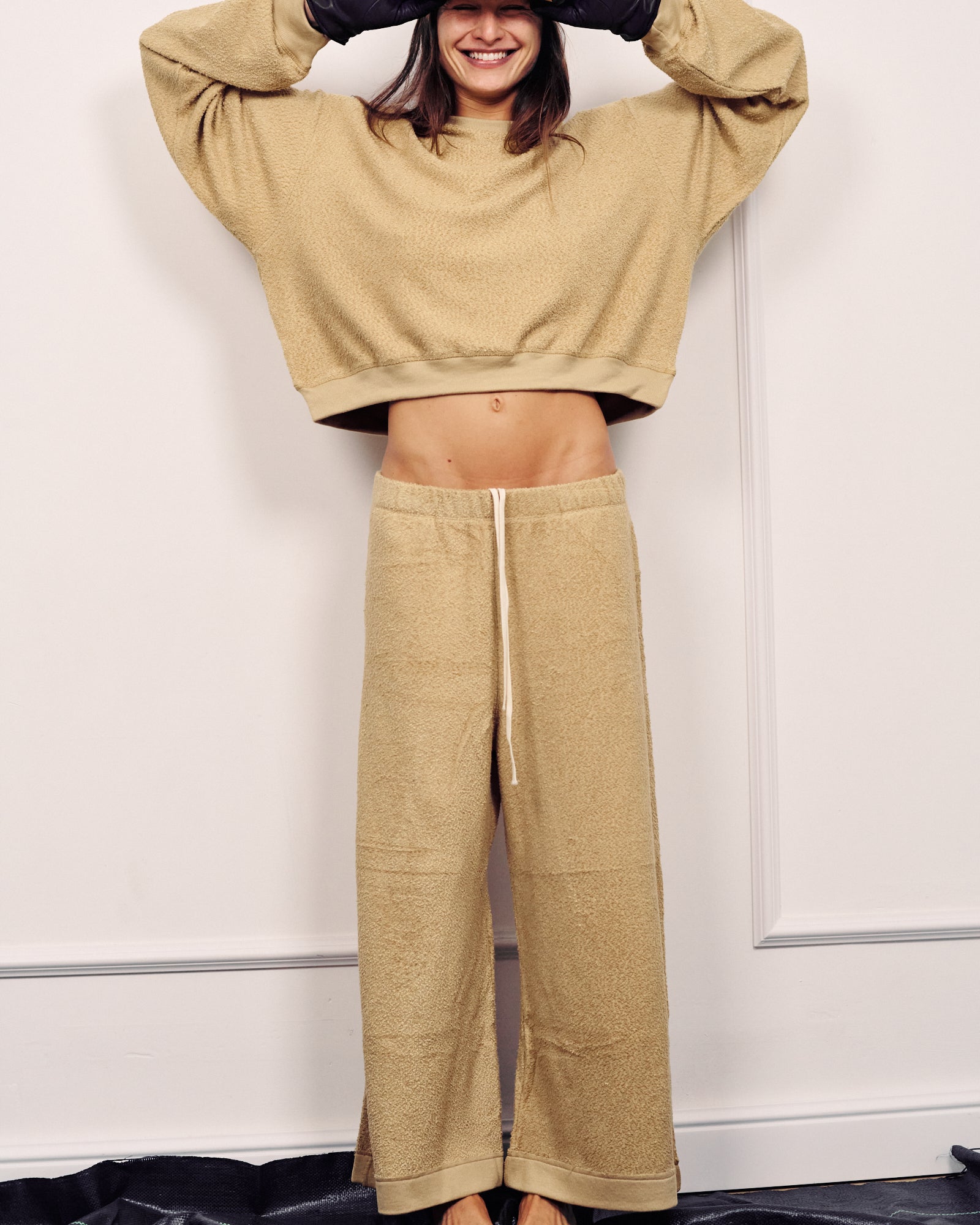 ARTHUR WIDE-LEG PANTS BAMBOO