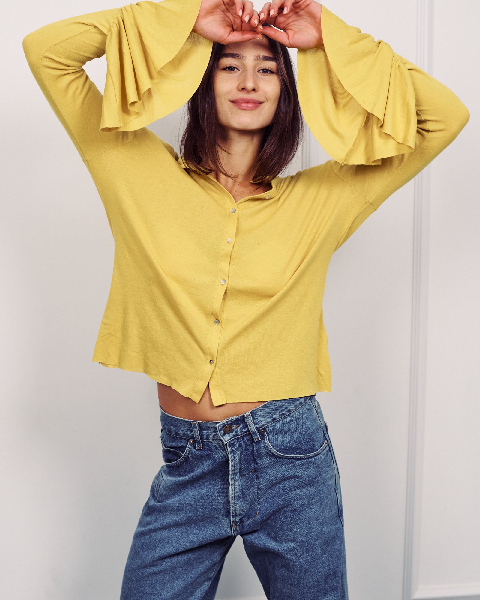 DIANA SHIRT MUSTARD