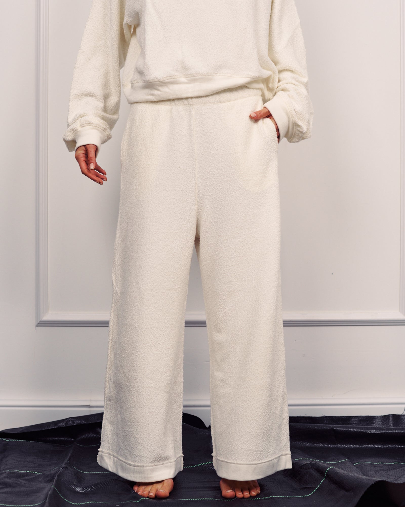 ARTHUR WIDE-LEG PANTS CREAM