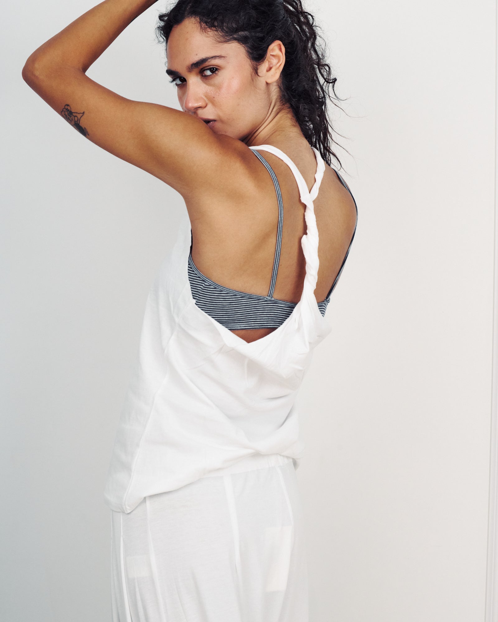 ELENORE TANK WHITE