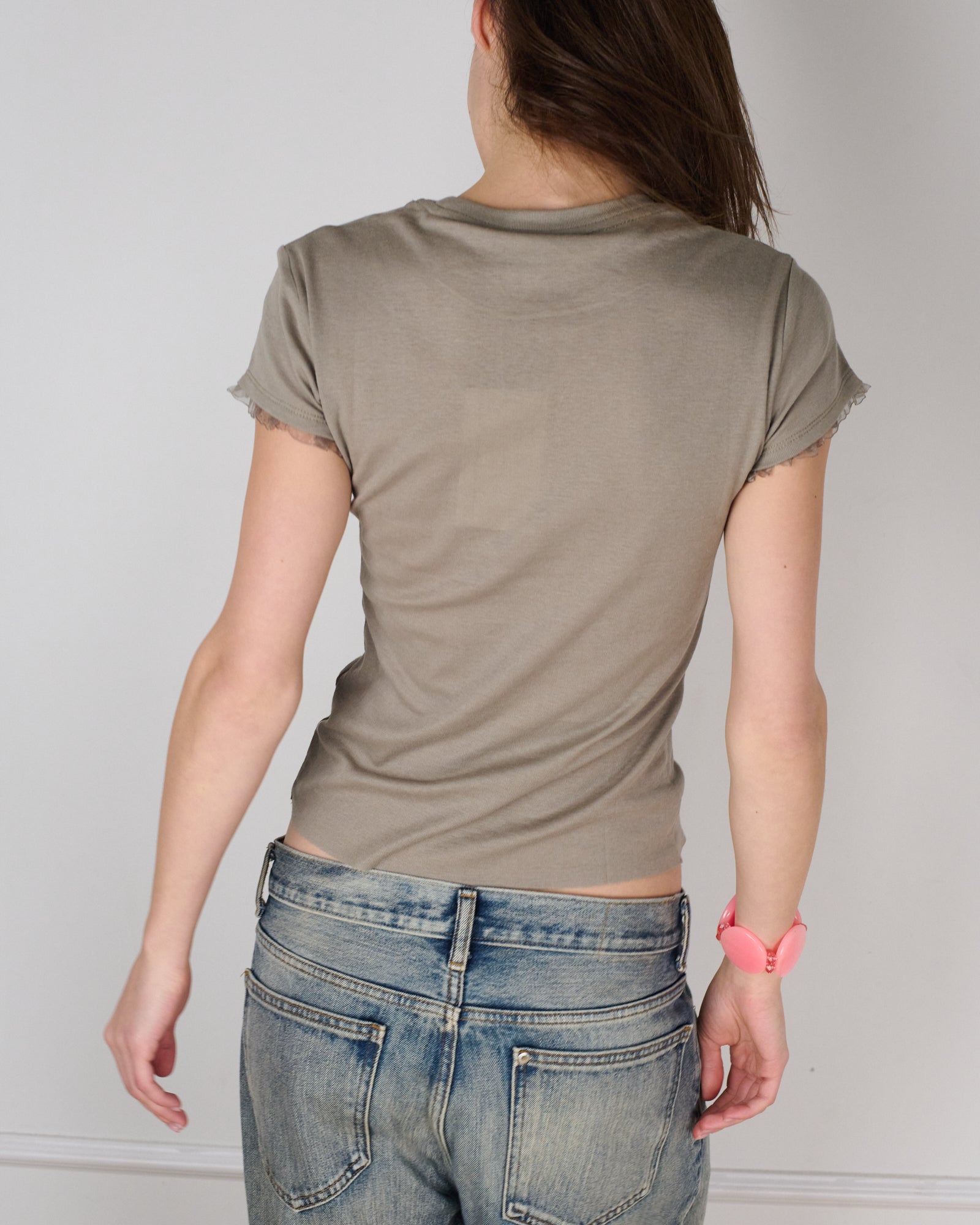 POLY T SHIRT CHELSEA GREY