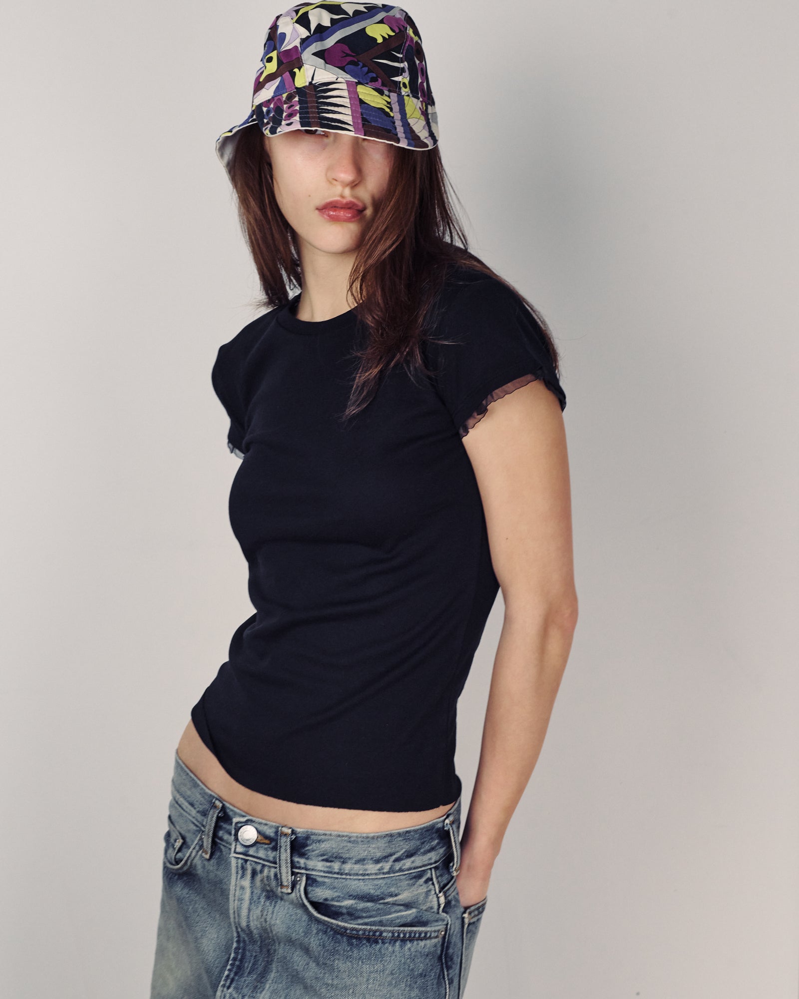 POLY T SHIRT BLACK