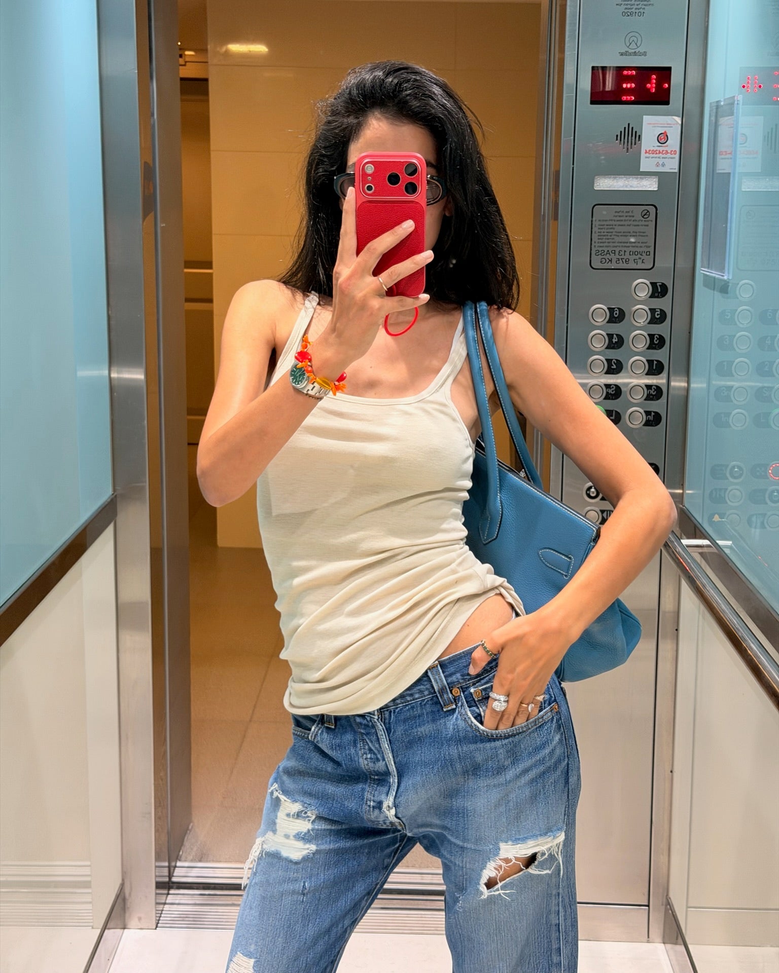 TONI TANK IVORY