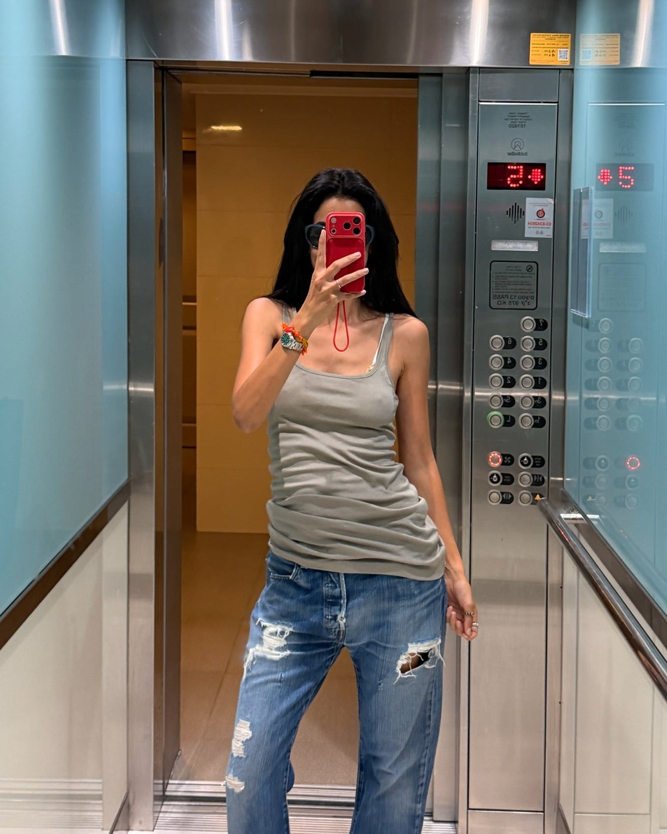 TONI TANK CHELSEA GREY