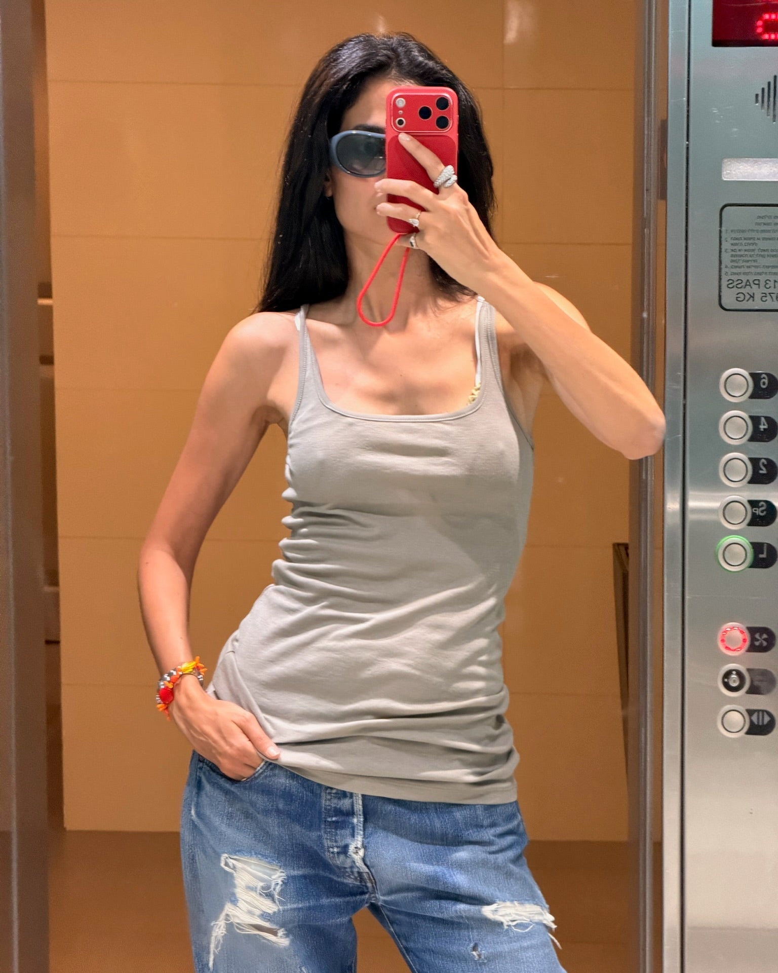 TONI TANK CHELSEA GREY
