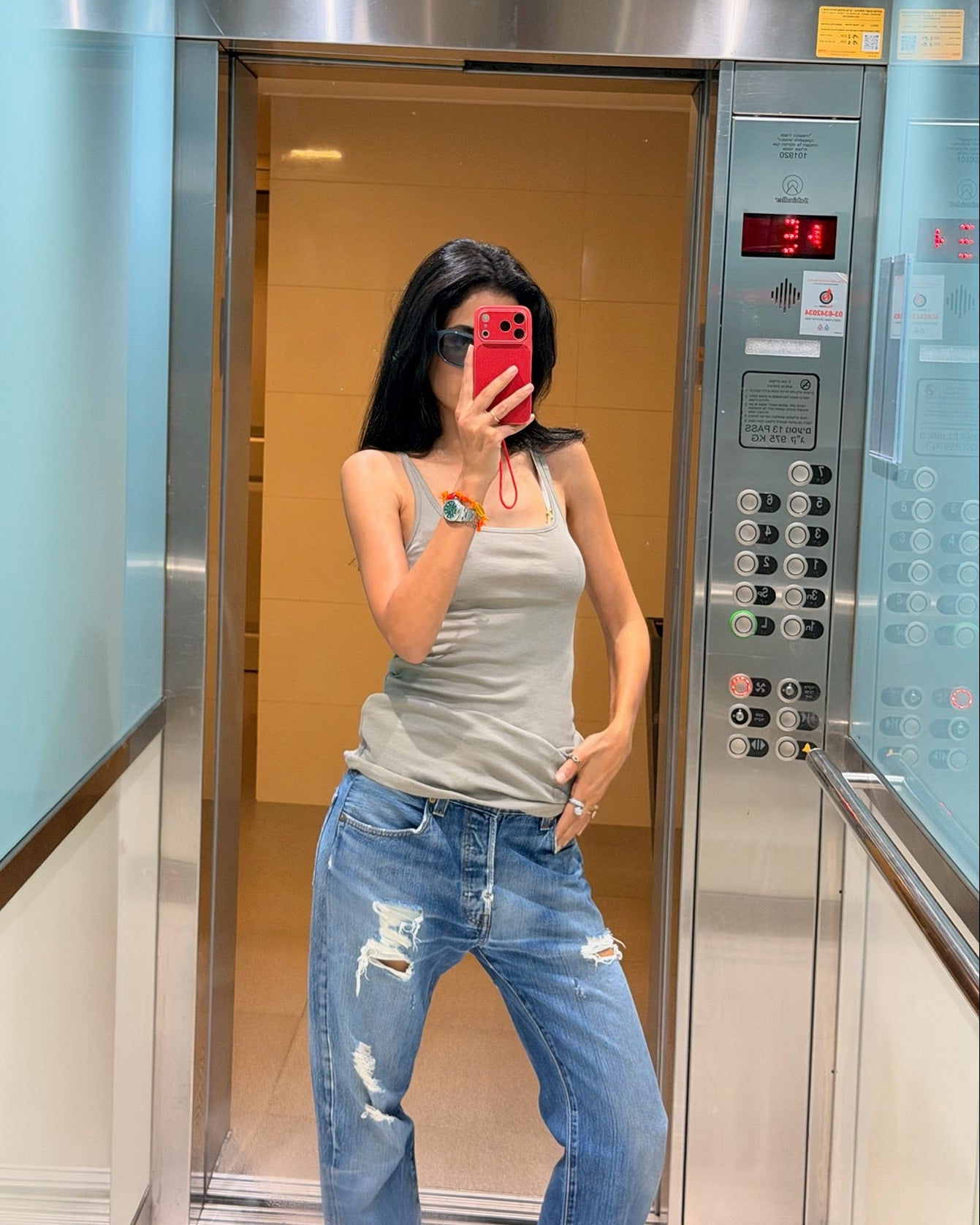 TONI TANK CHELSEA GREY