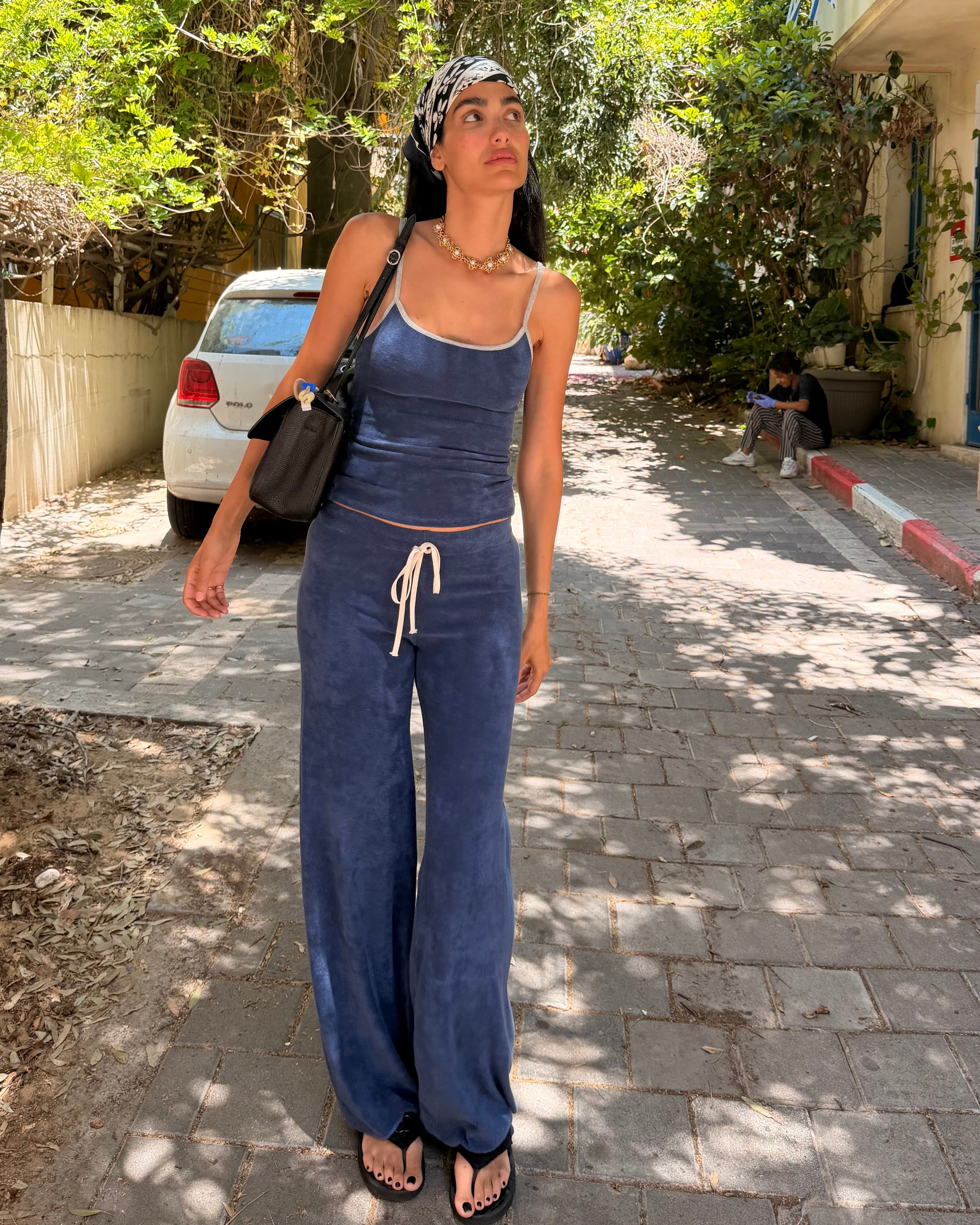LEA PANTS NAVY