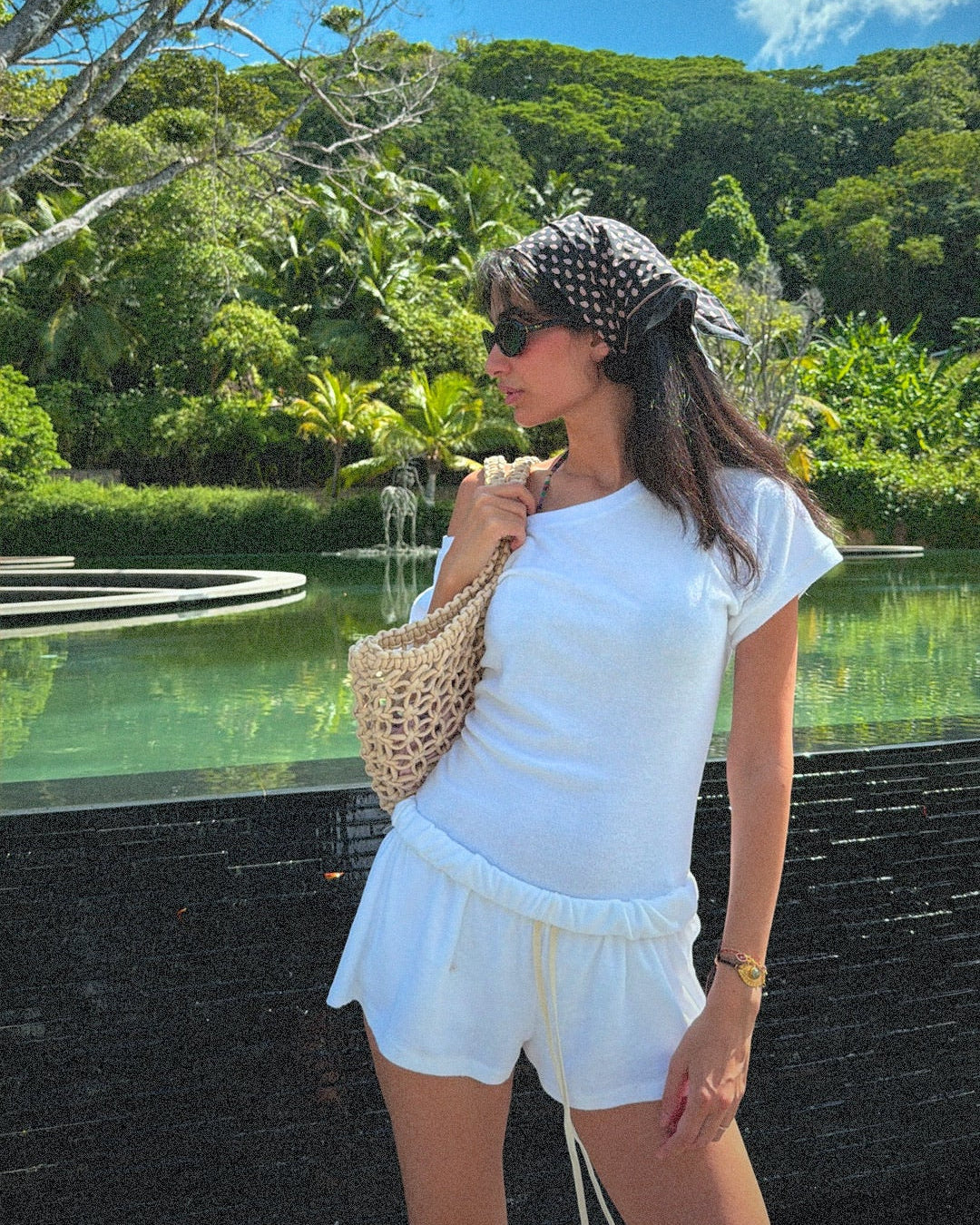 GABI SHORTS WHITE