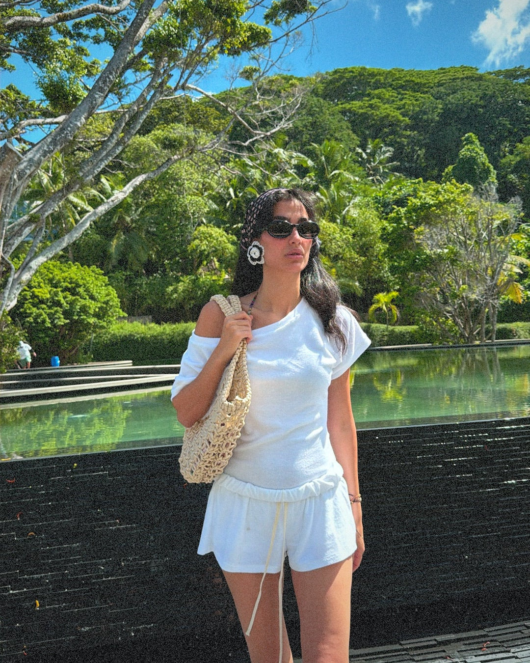 GABI SHORTS WHITE