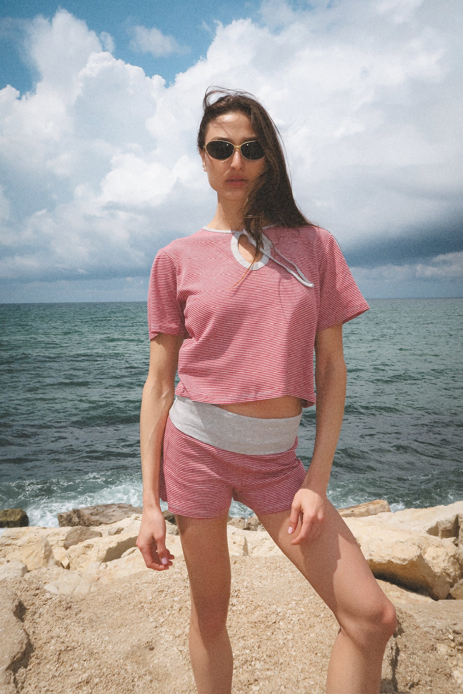 DIDI TSHIRT RED STRIPES