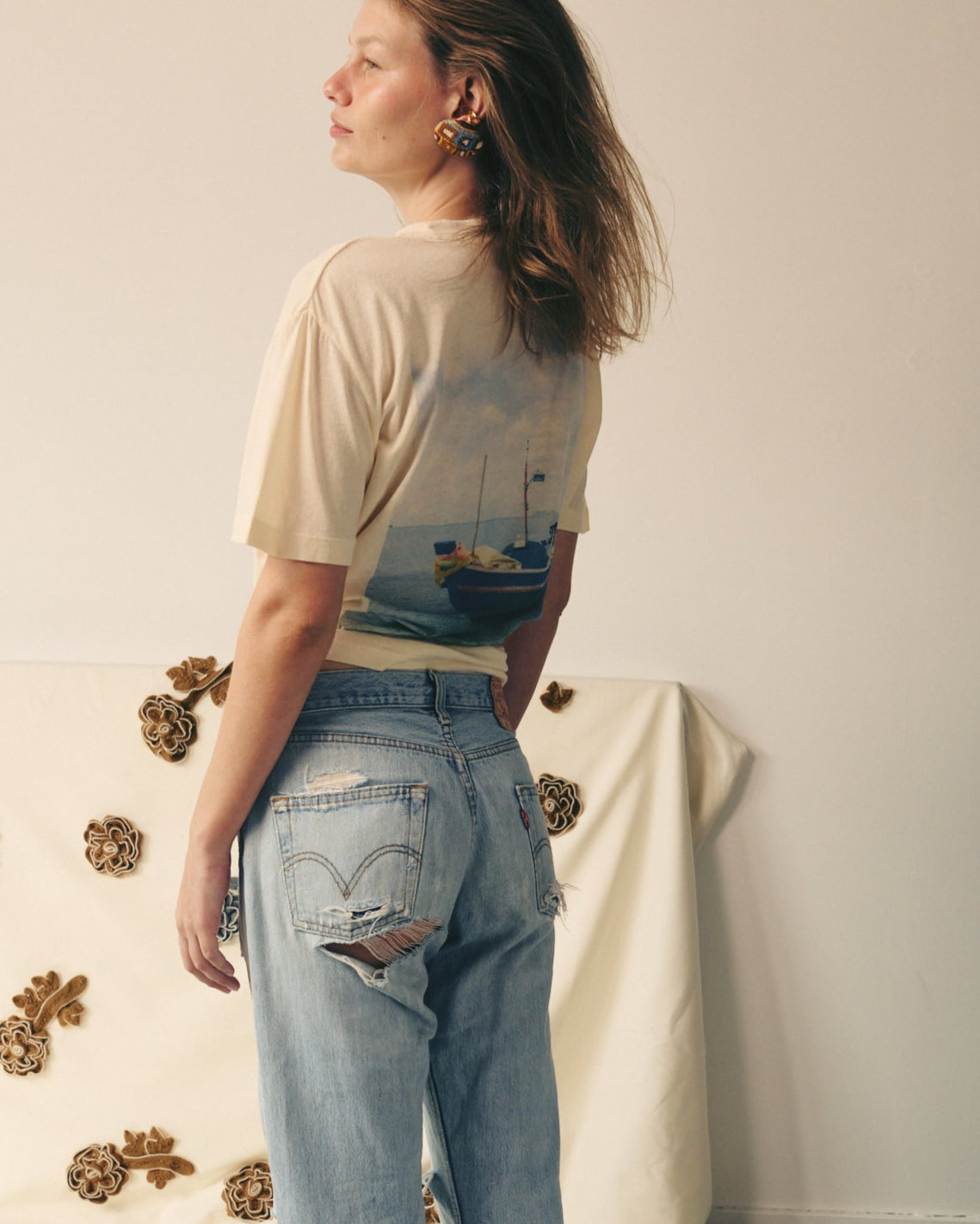 DAN PRINTED SHIRT BUTTER