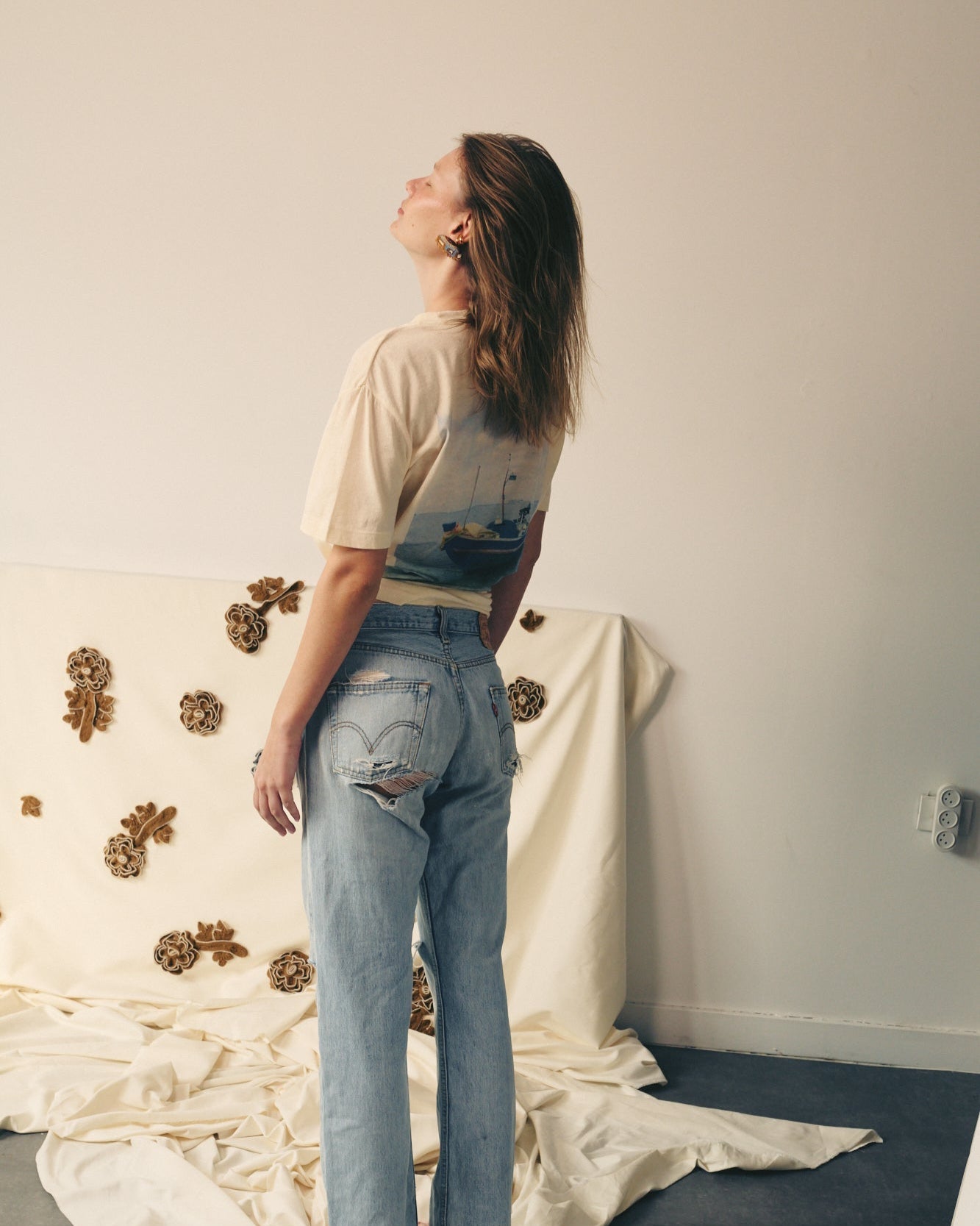 DAN PRINTED SHIRT BUTTER