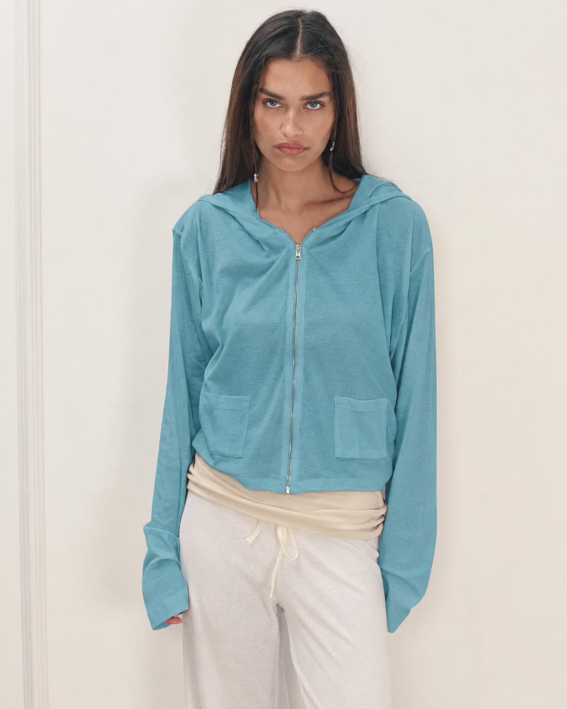 AUDREY CARDIGAN BLUE JEANS
