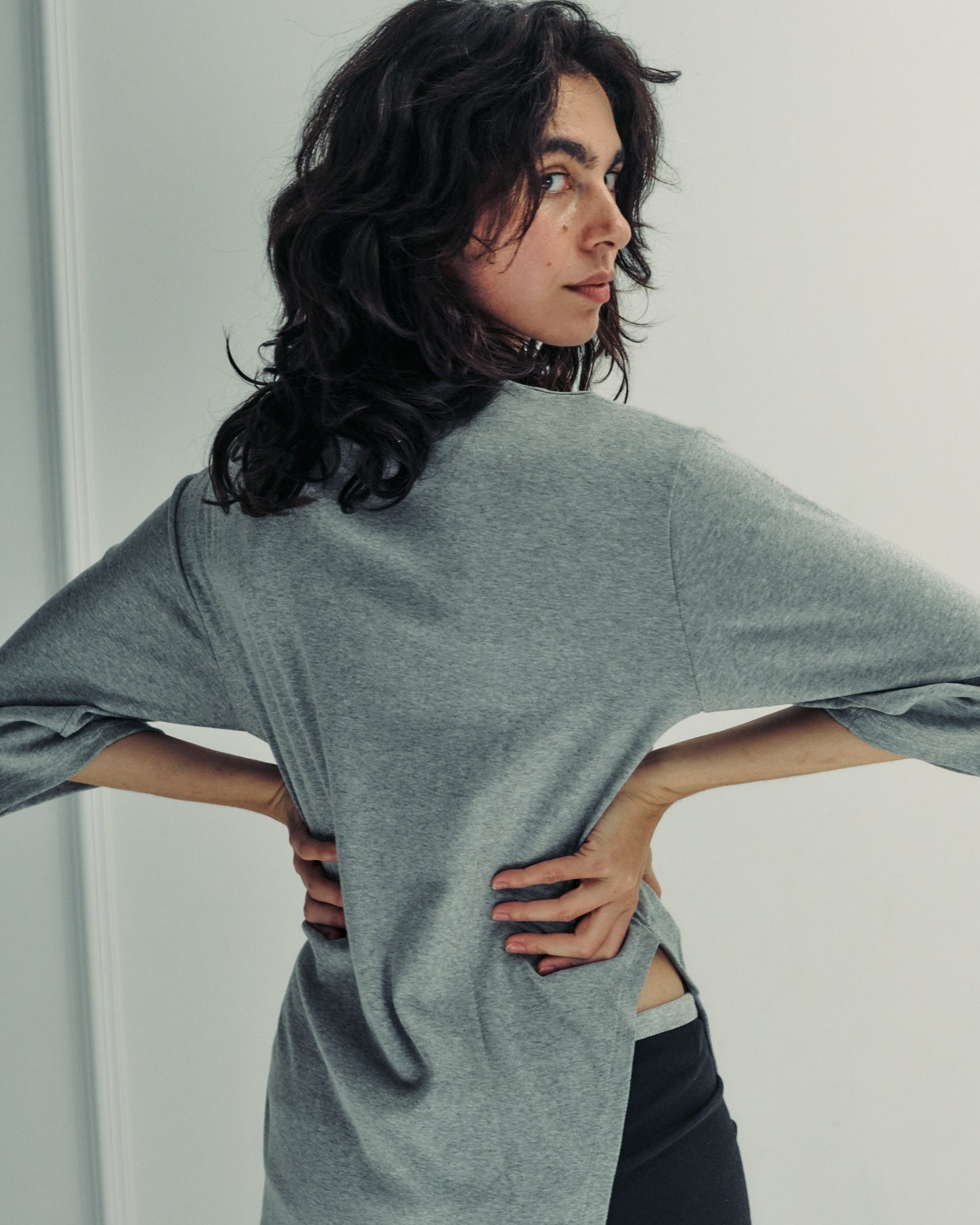 KETHY TOP CLOUD GREY