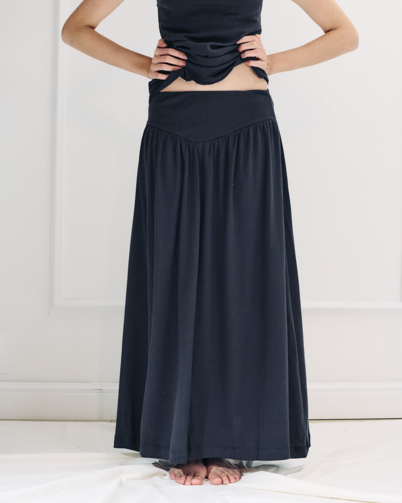 DONNA SKIRT EASY BLACK