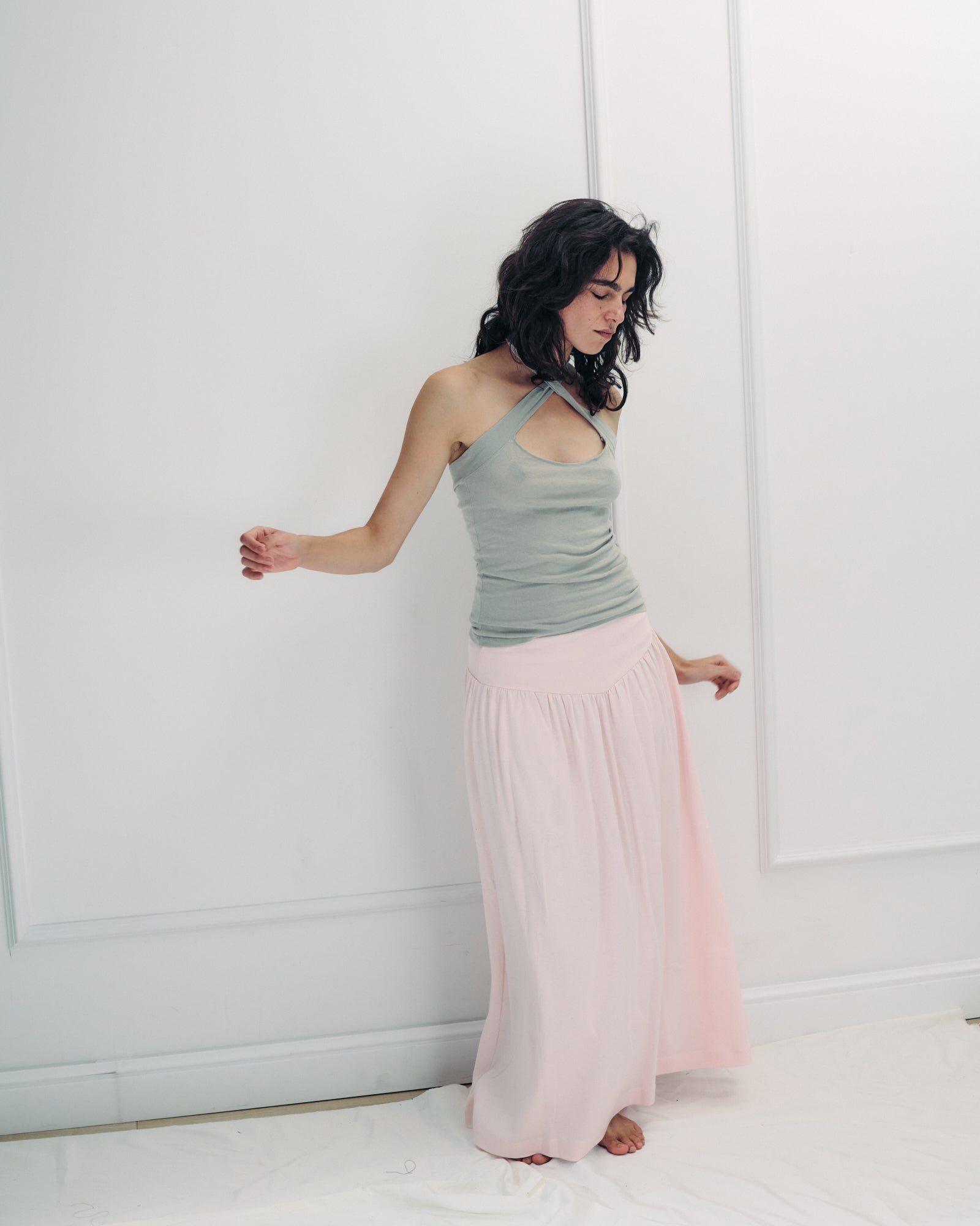 DONNA SKIRT BABY PINK