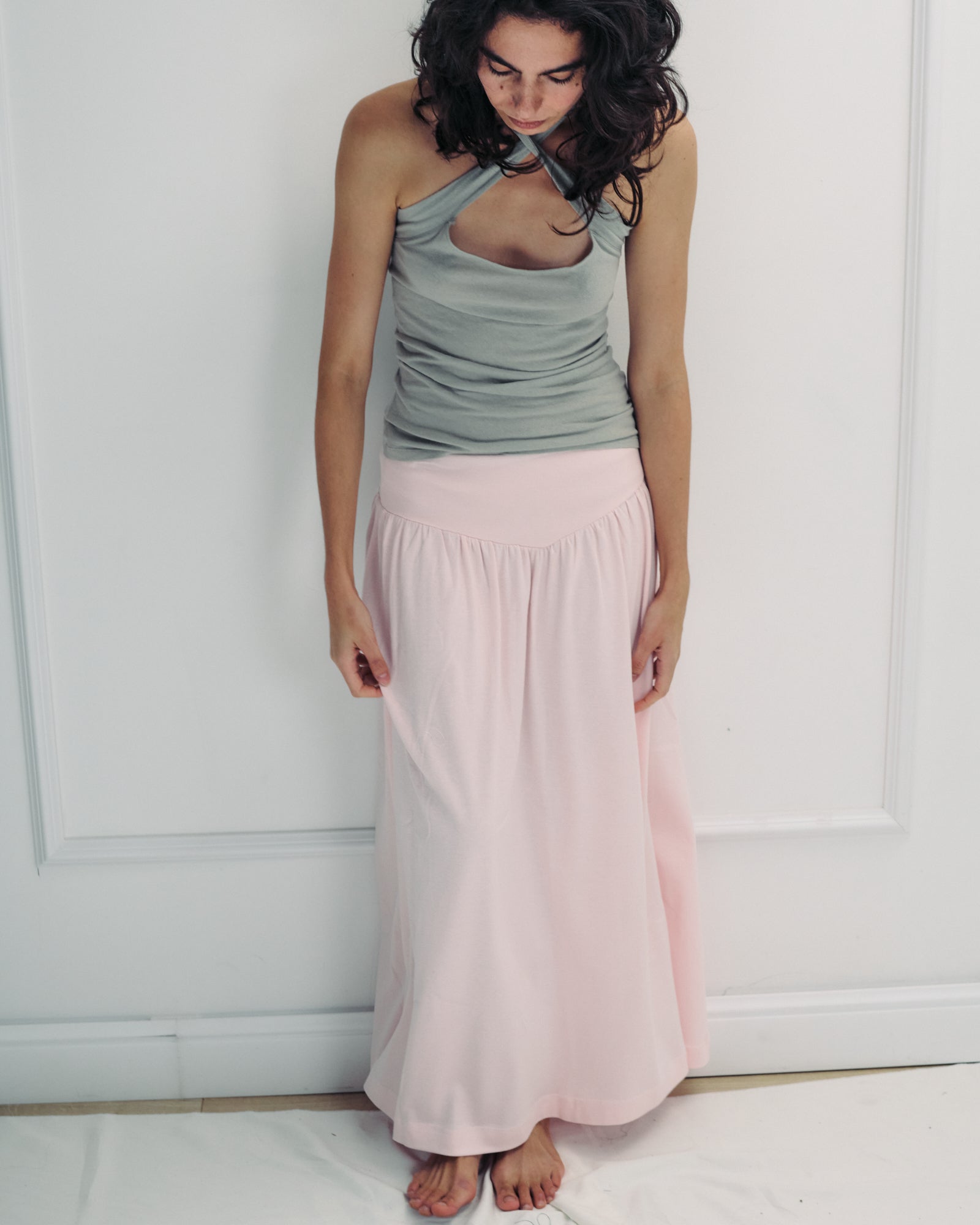 DONNA SKIRT BABY PINK