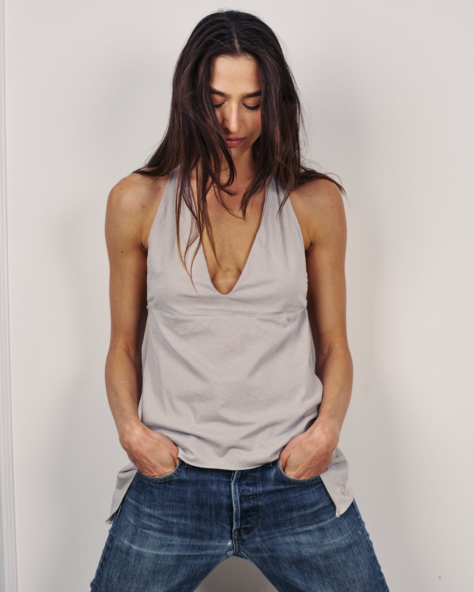 LENI TOP GREY