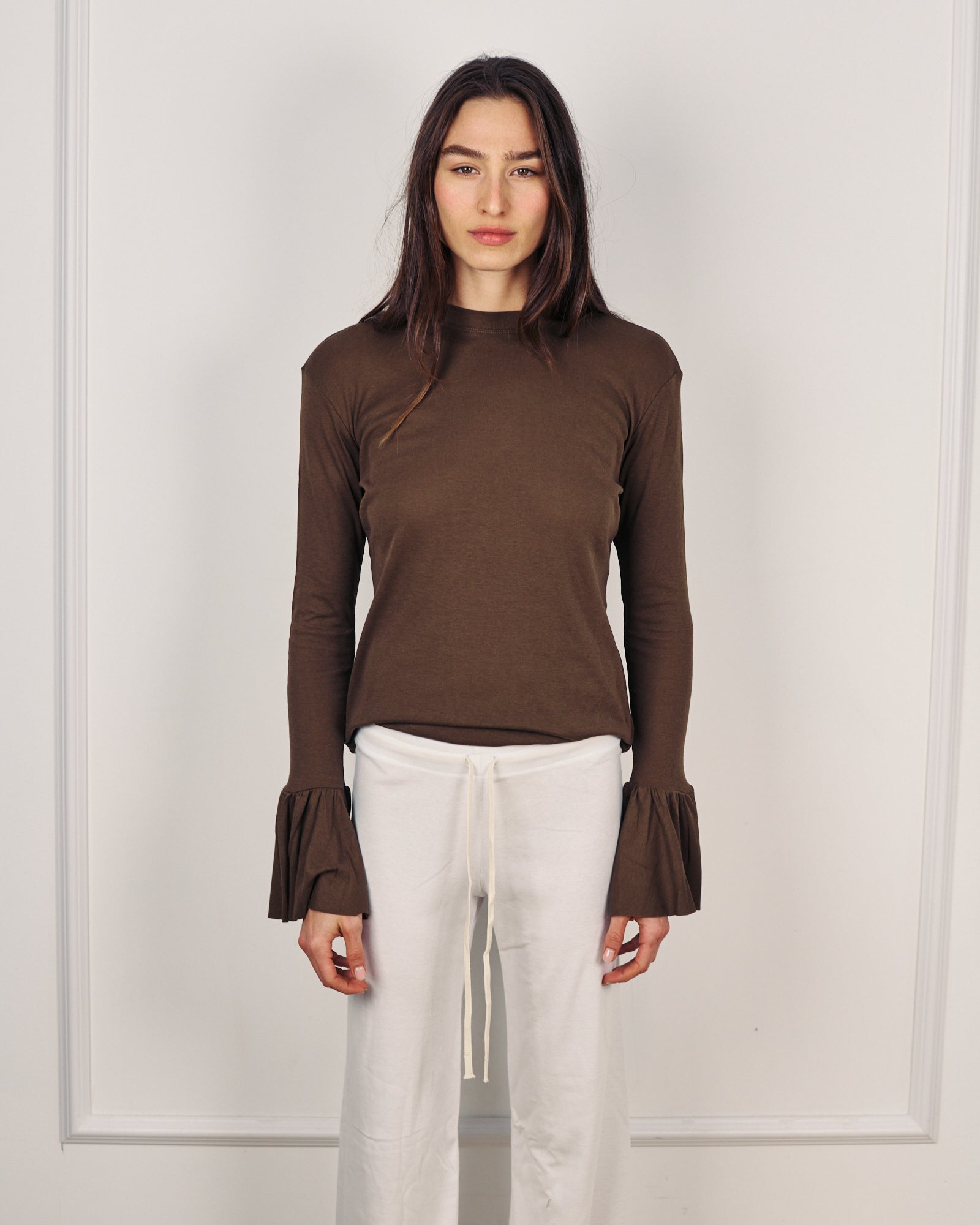 YVES SHIRT SMOKY BROWN