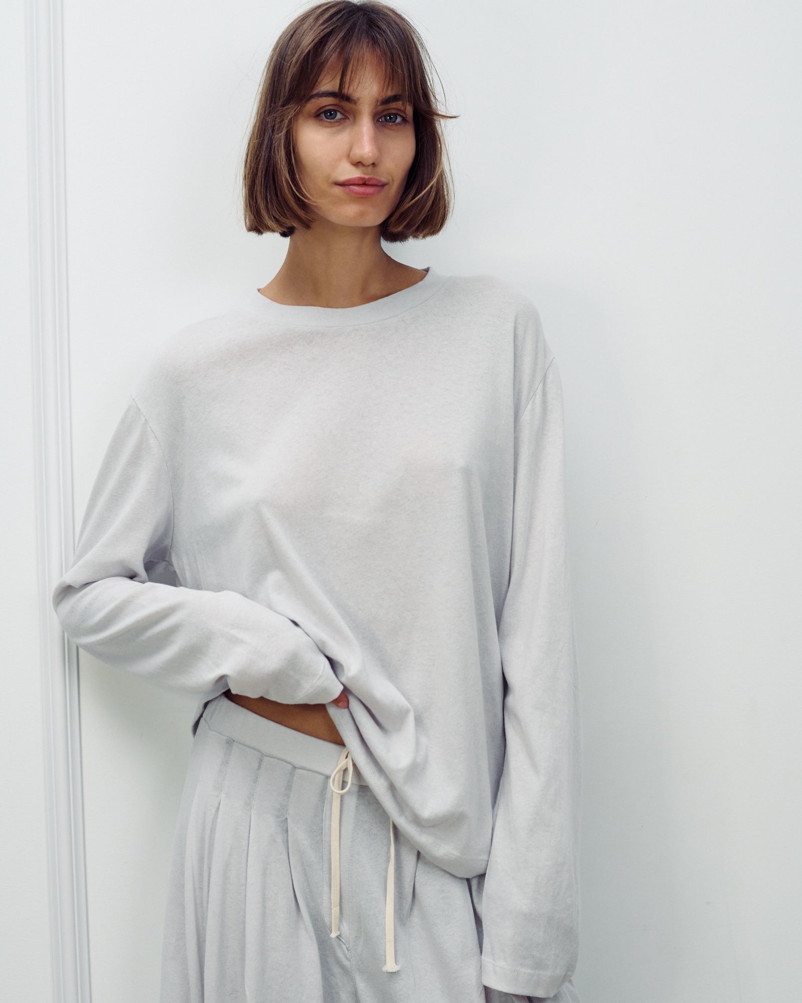 MARIOT TSHIRT LIGHT GREY