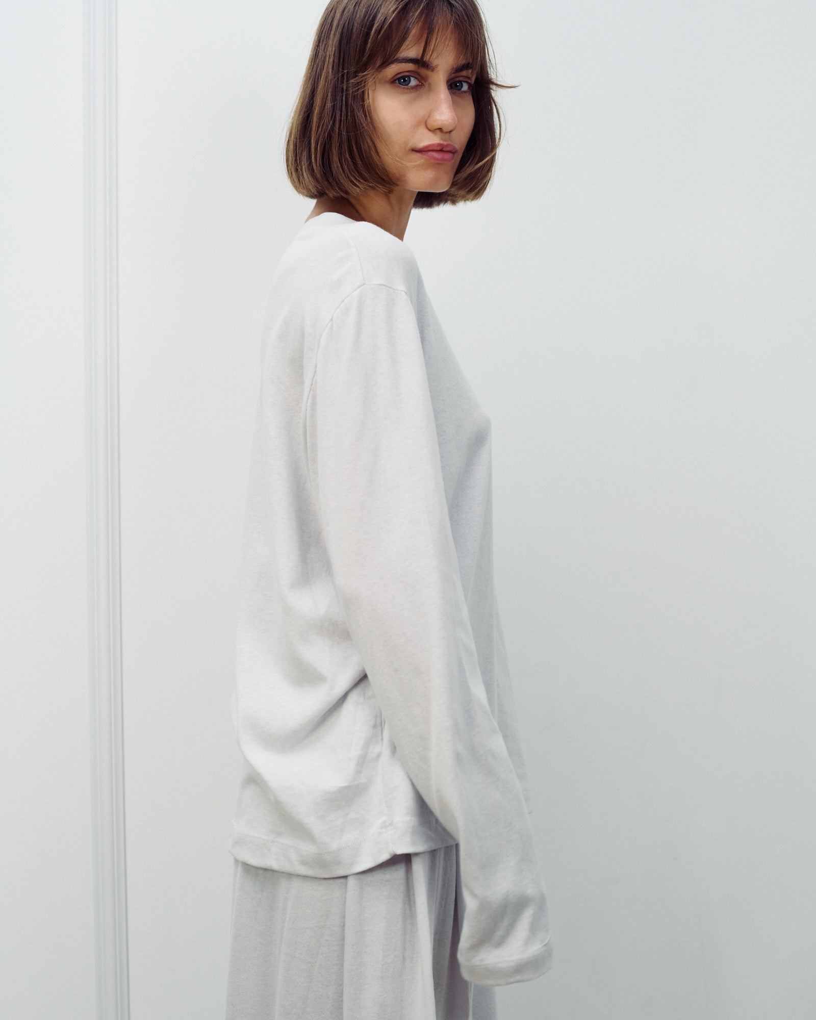 MARIOT TSHIRT LIGHT GREY