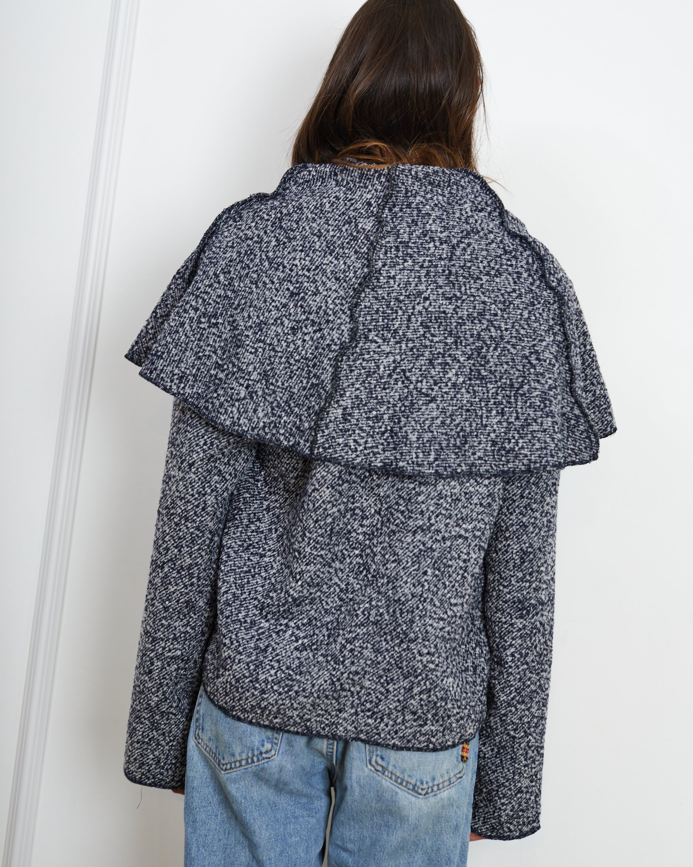 TOM RUSTIC BLUE WOOL JACKET