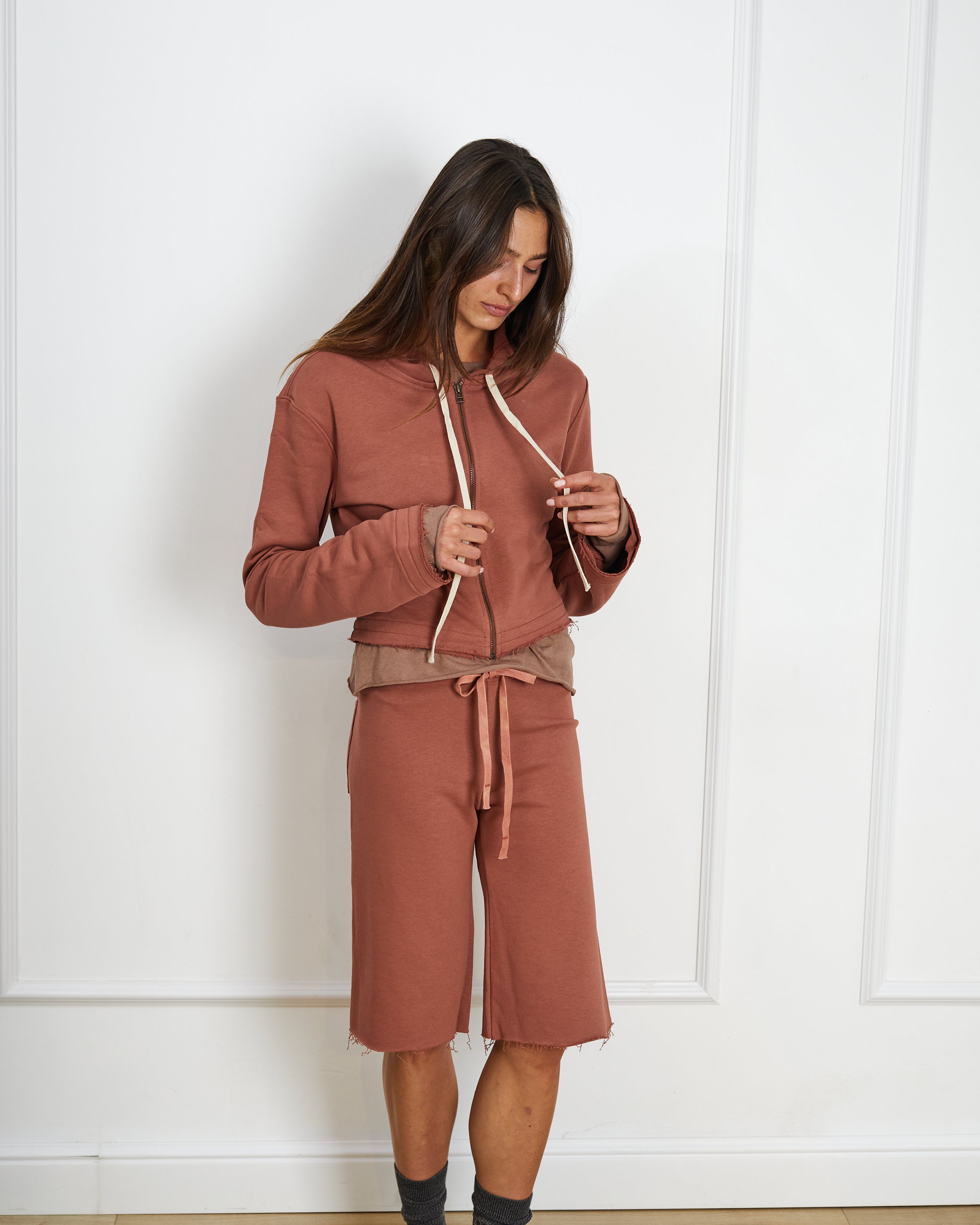 BOBO TAUPE BLUSH PANTS