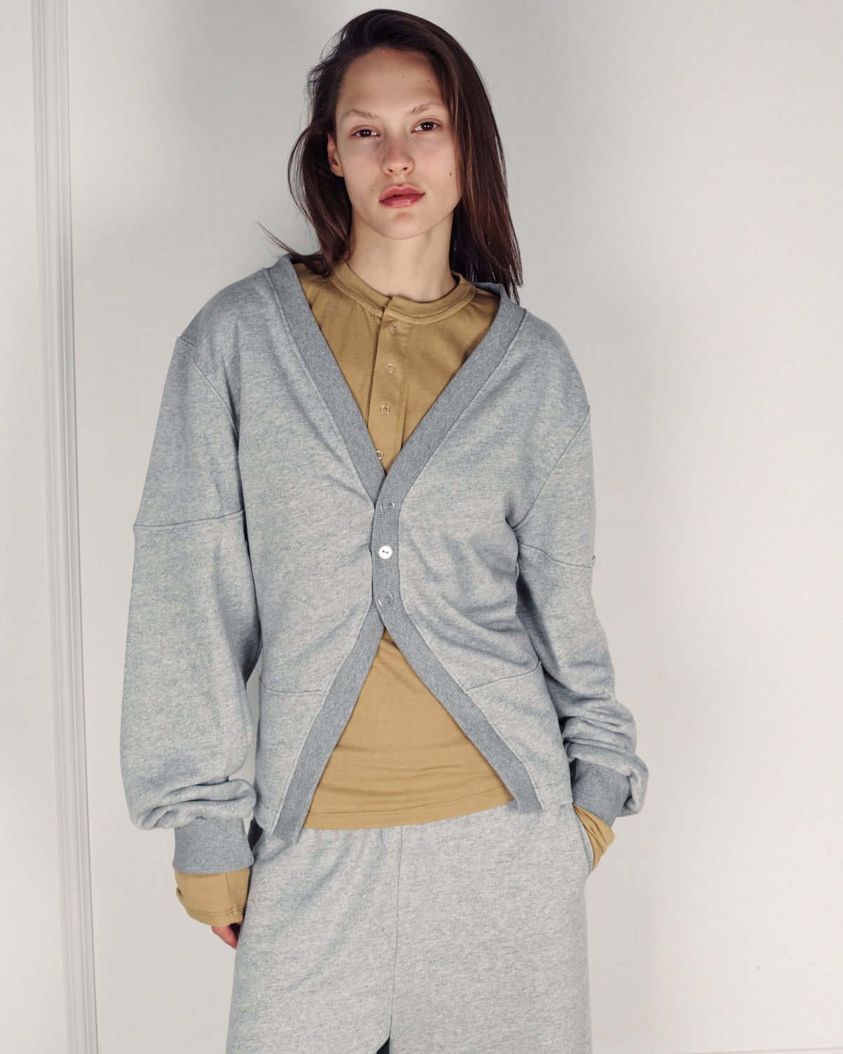 CHLOE CARDIGAN AMERICAN GREY
