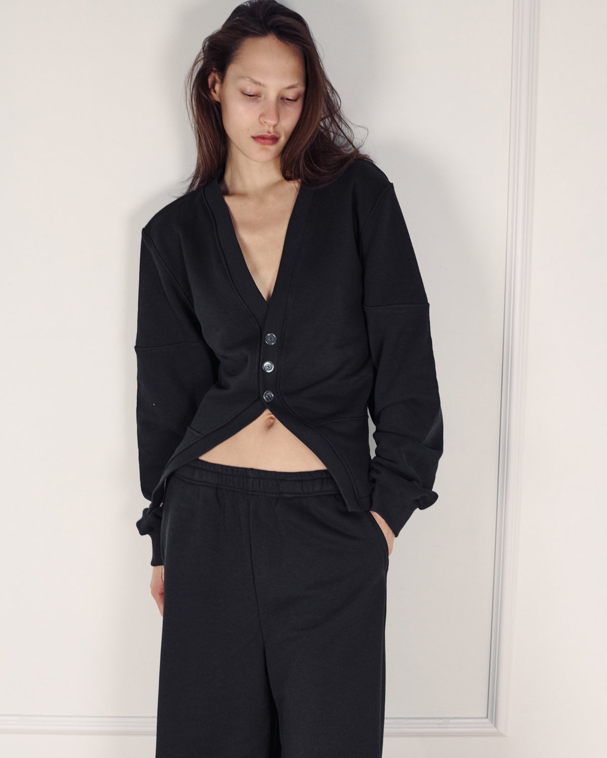 CHLOE CARDIGAN EASY BLACK