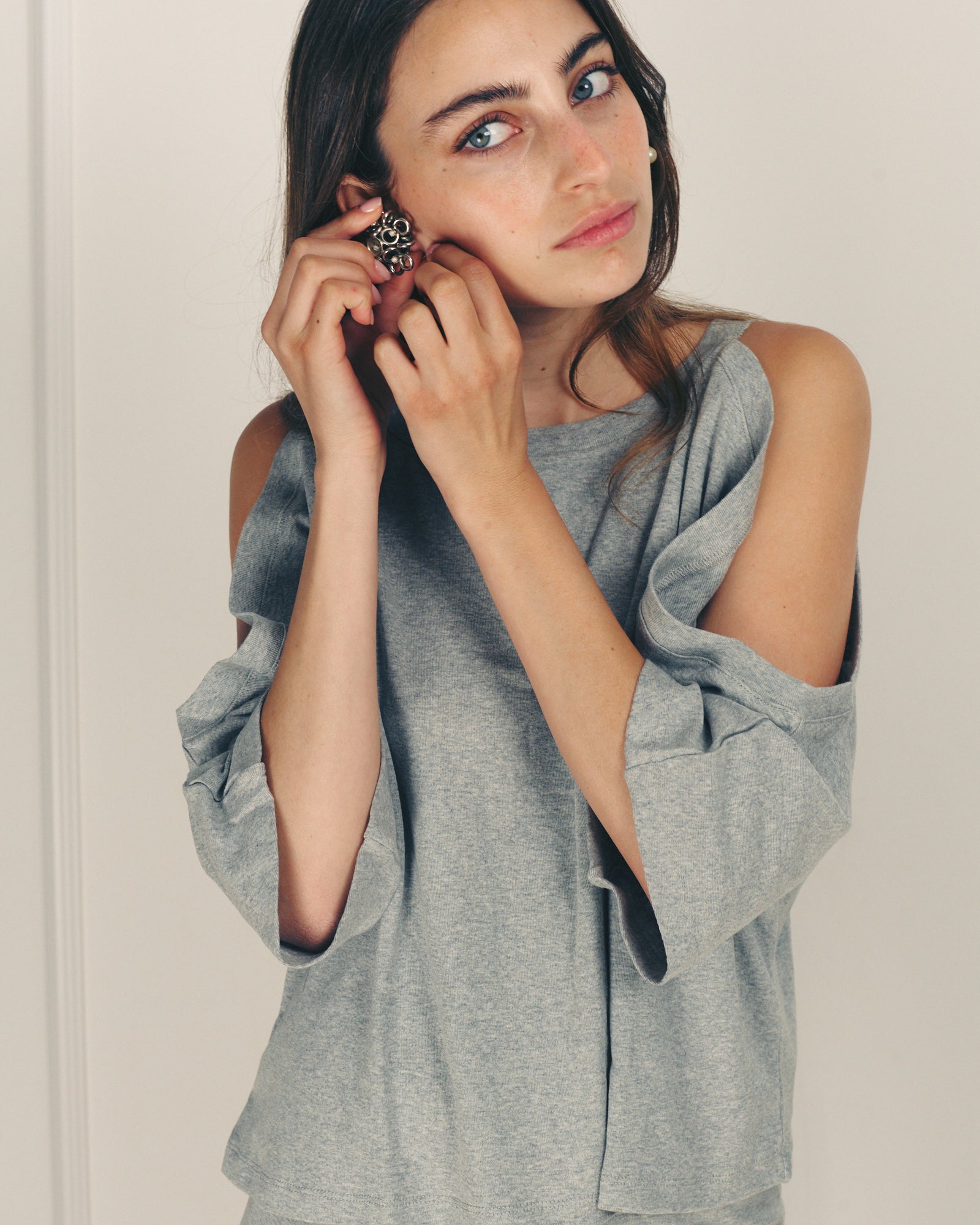 ULLA AMRICAN GREY SHIRT