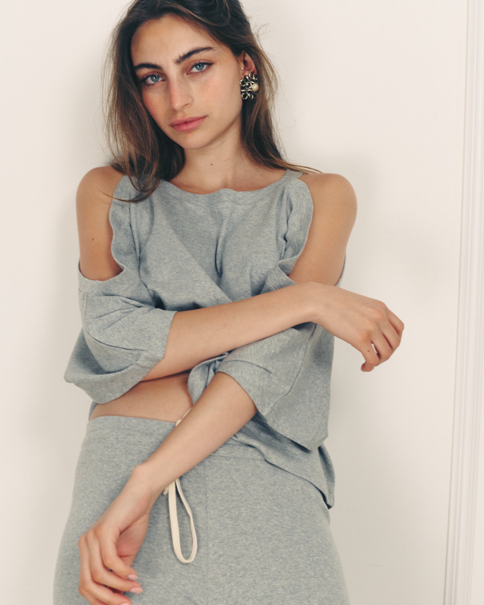 ULLA AMRICAN GREY SHIRT