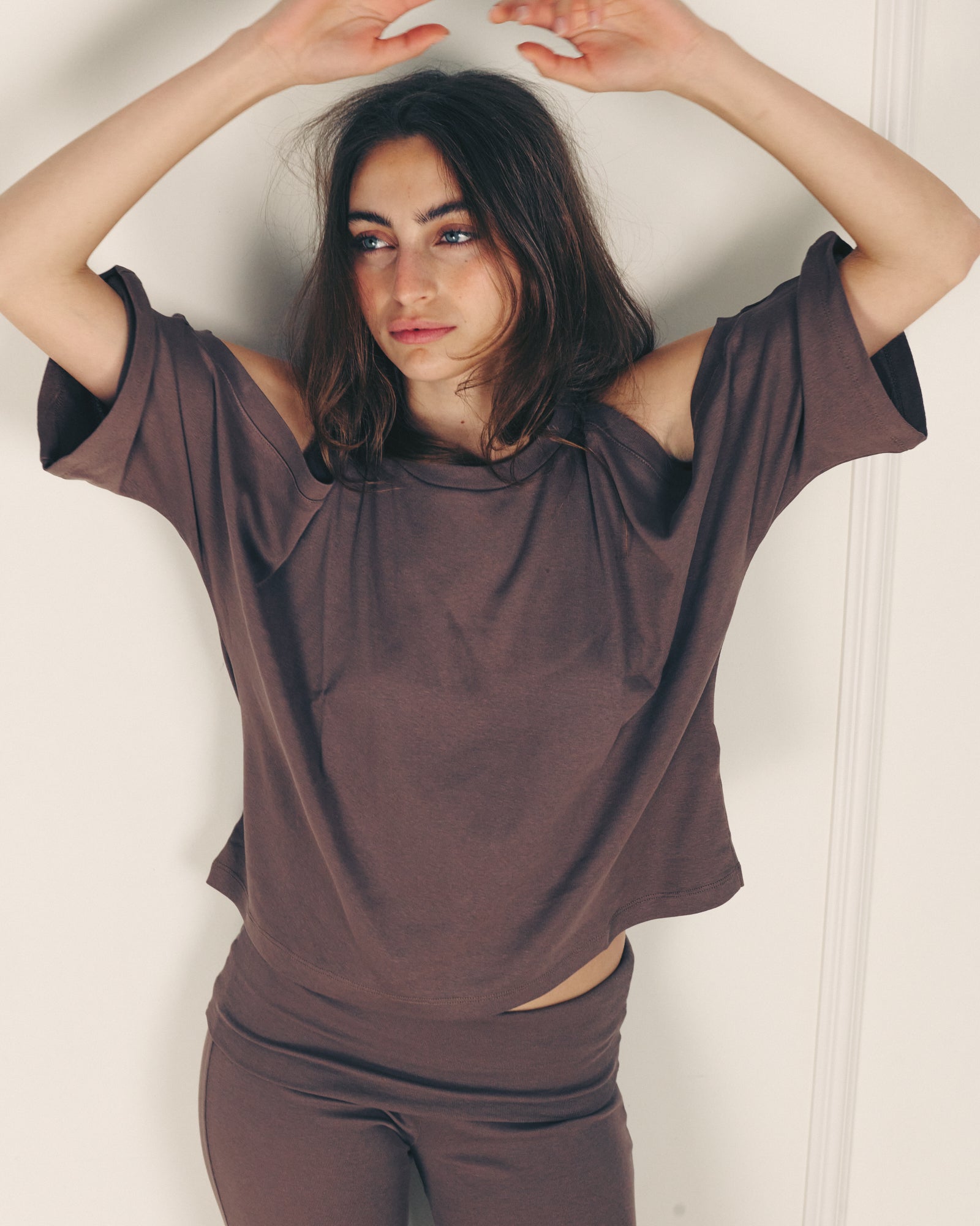 ULLA SHIRT SMOKY BROWN