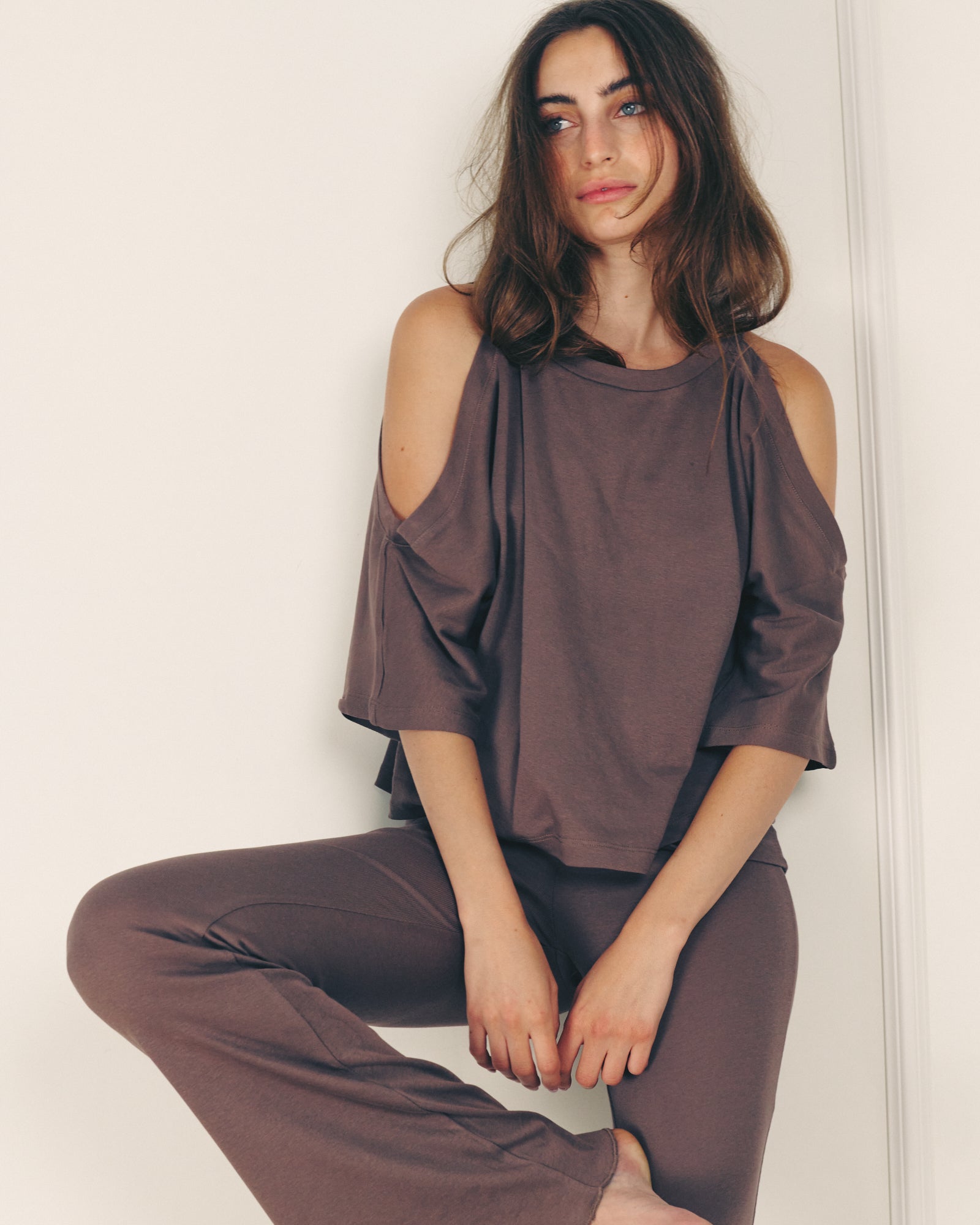 ULLA SHIRT SMOKY BROWN