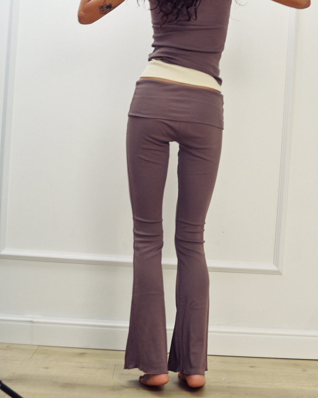OLIVIA PANTS SMOKY BROWN