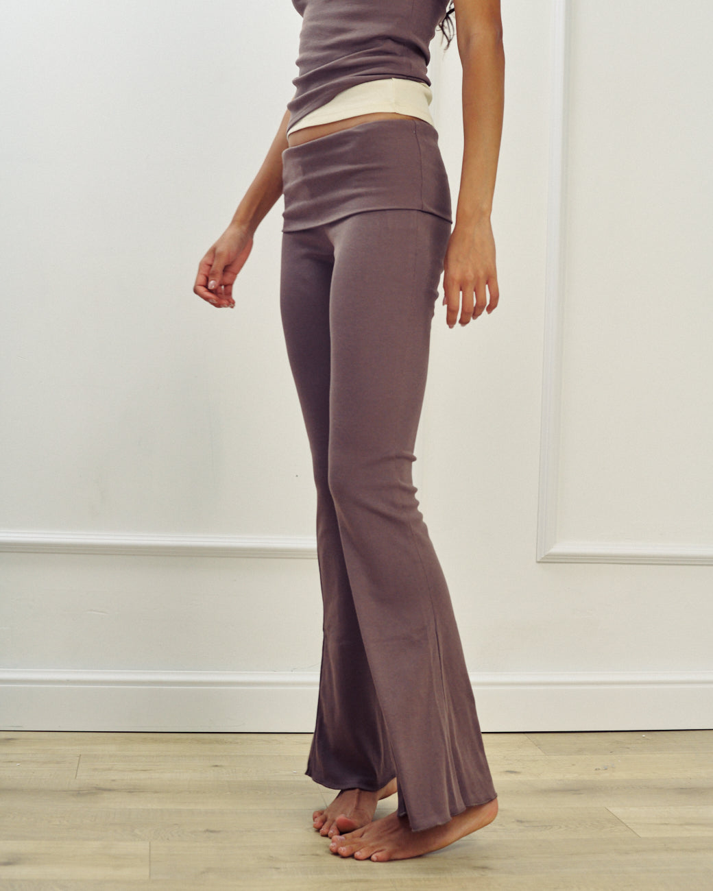 OLIVIA PANTS SMOKY BROWN