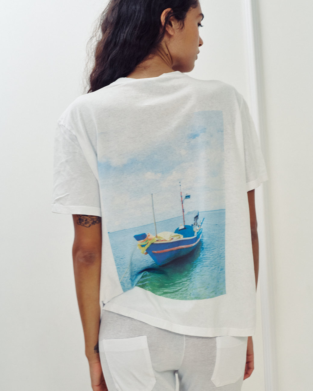 DAN PRINTED SHIRT WHITE