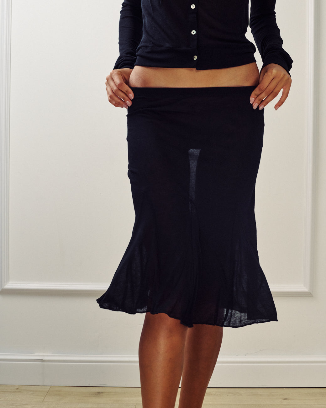 LOUIS BLACK SKIRT