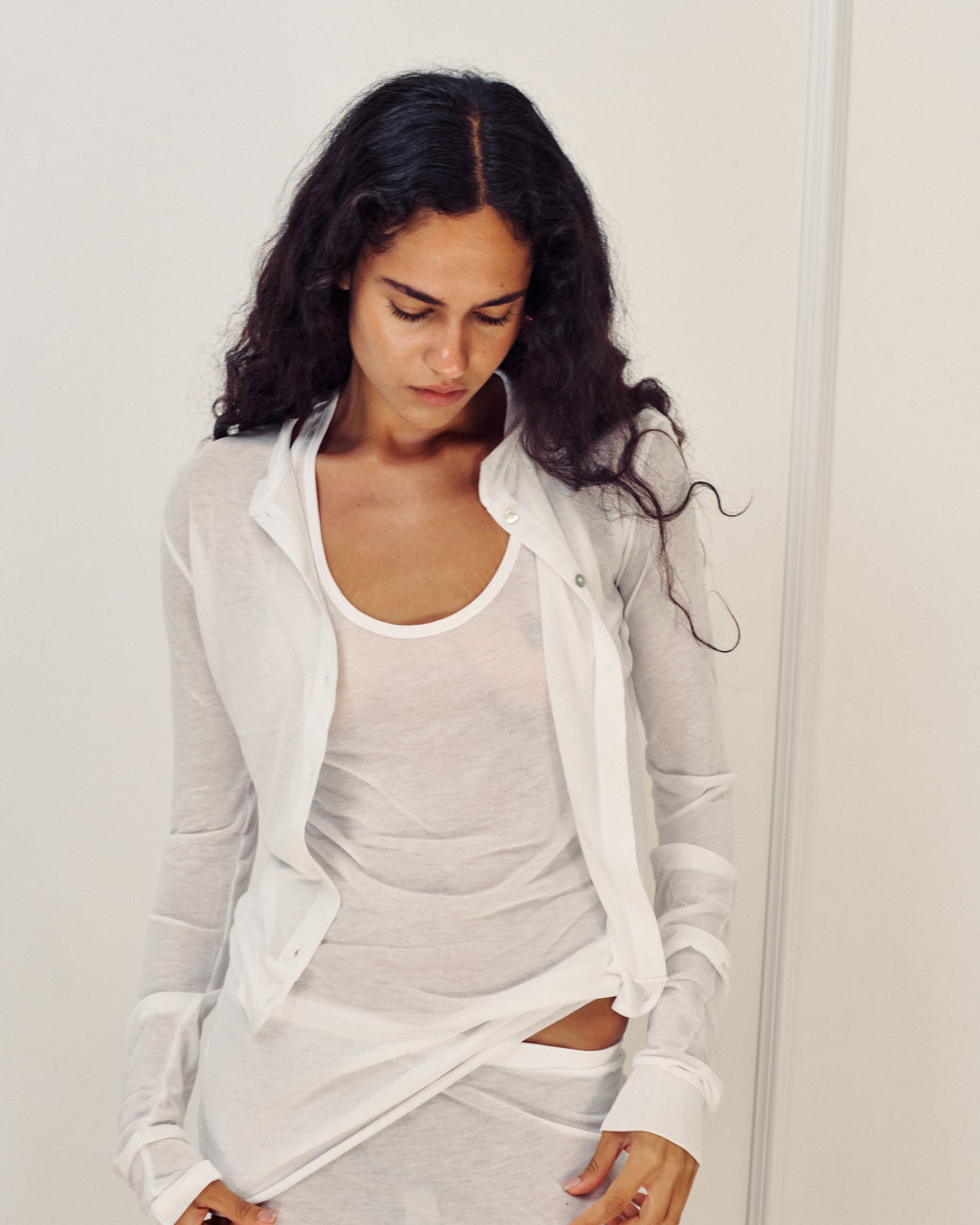 CLAIR WHITE CARDIGAN