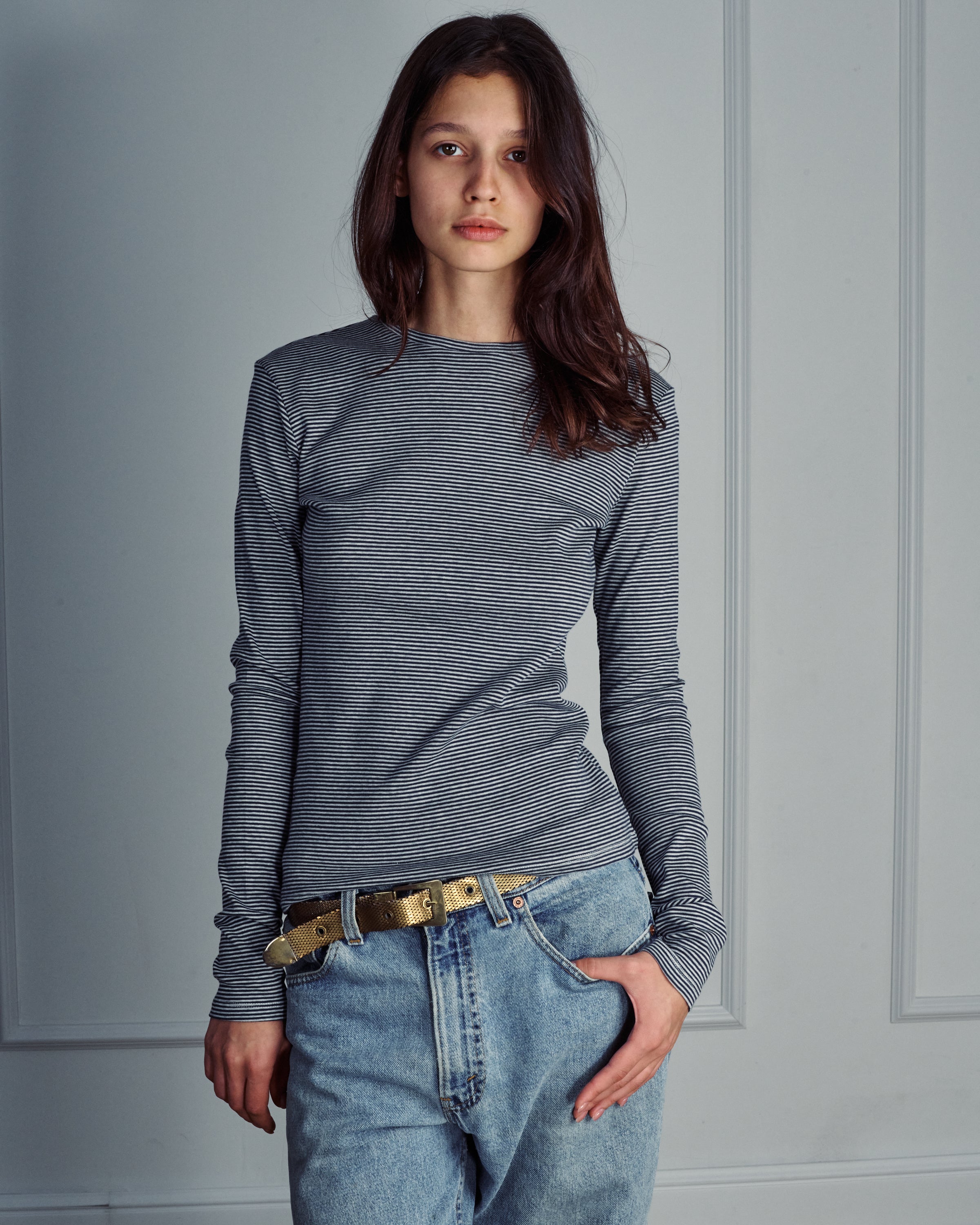 RICH TEE BLUE STRIPES