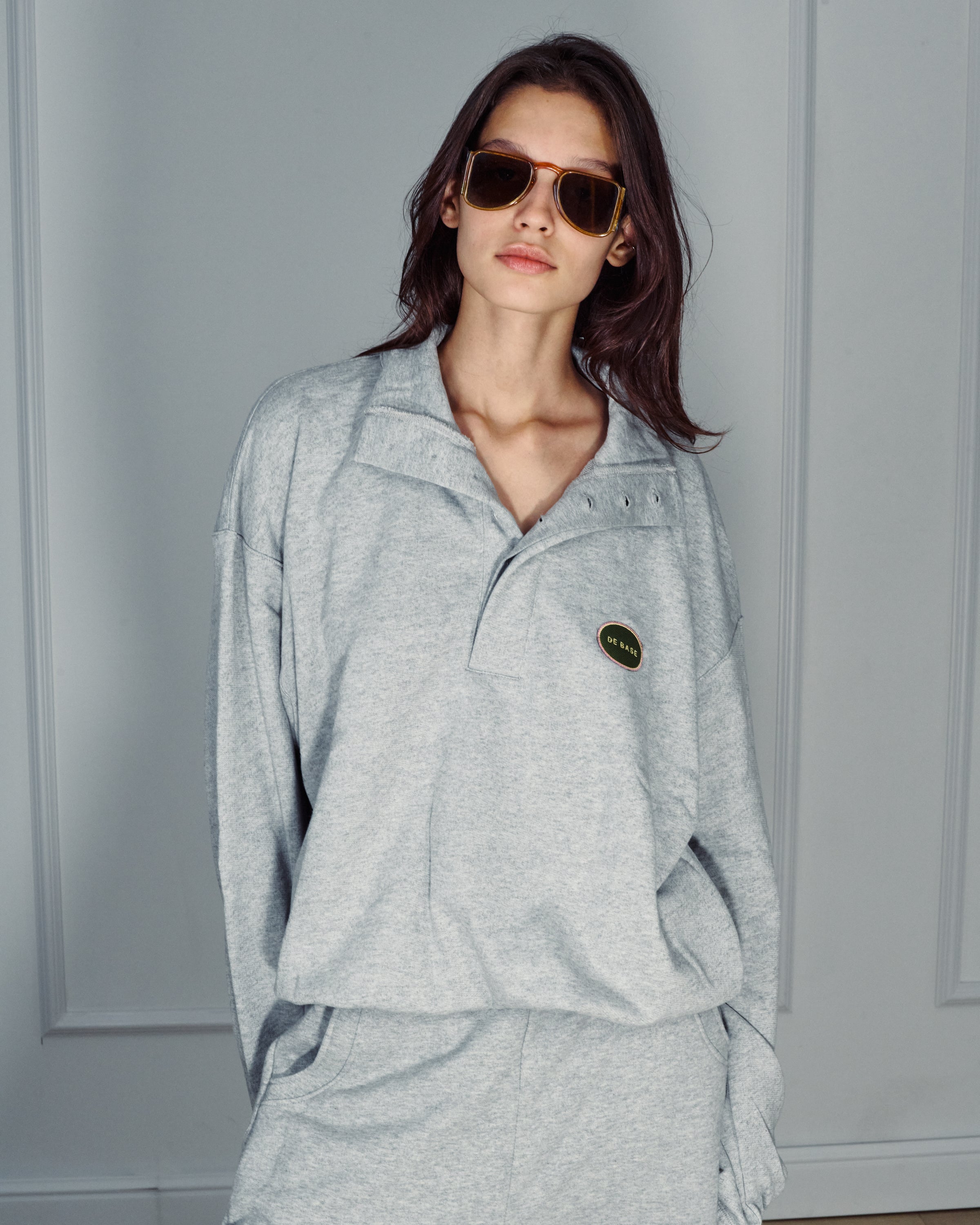 ADAM AMERICAN GREY HOODIE