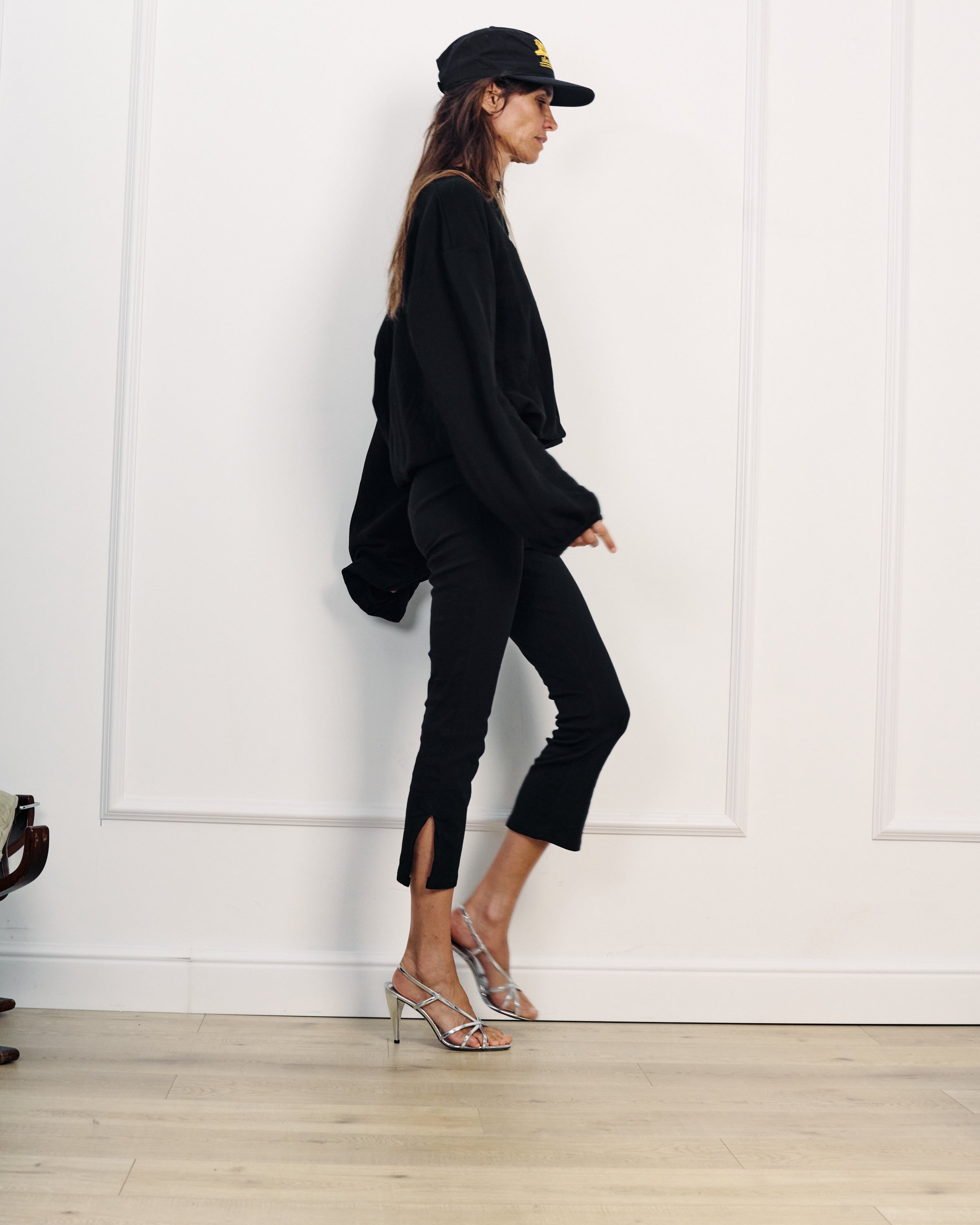 CAPRI EASY BLACK PANTS